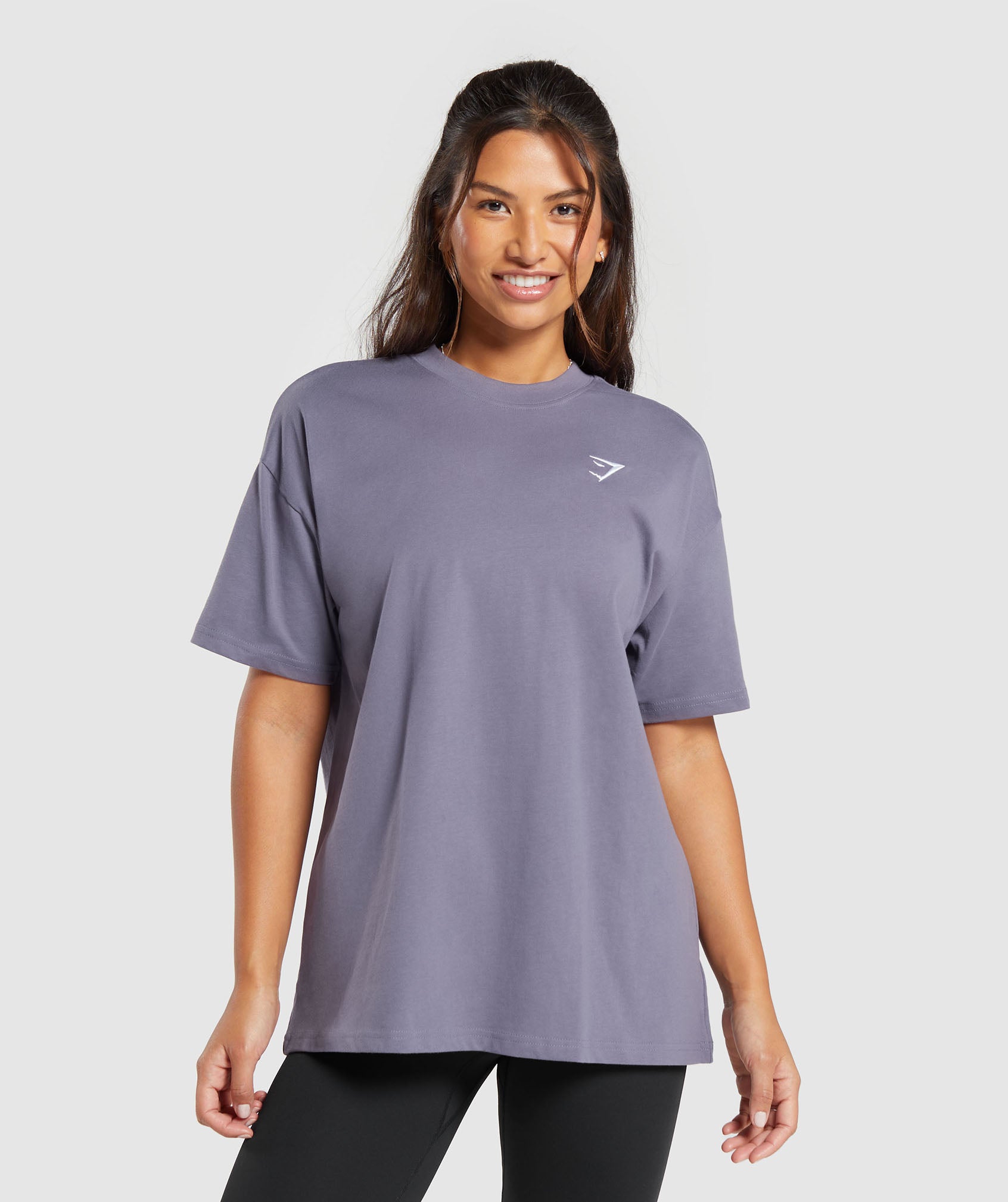 Training Oversized T-Shirt in Dewberry Purple