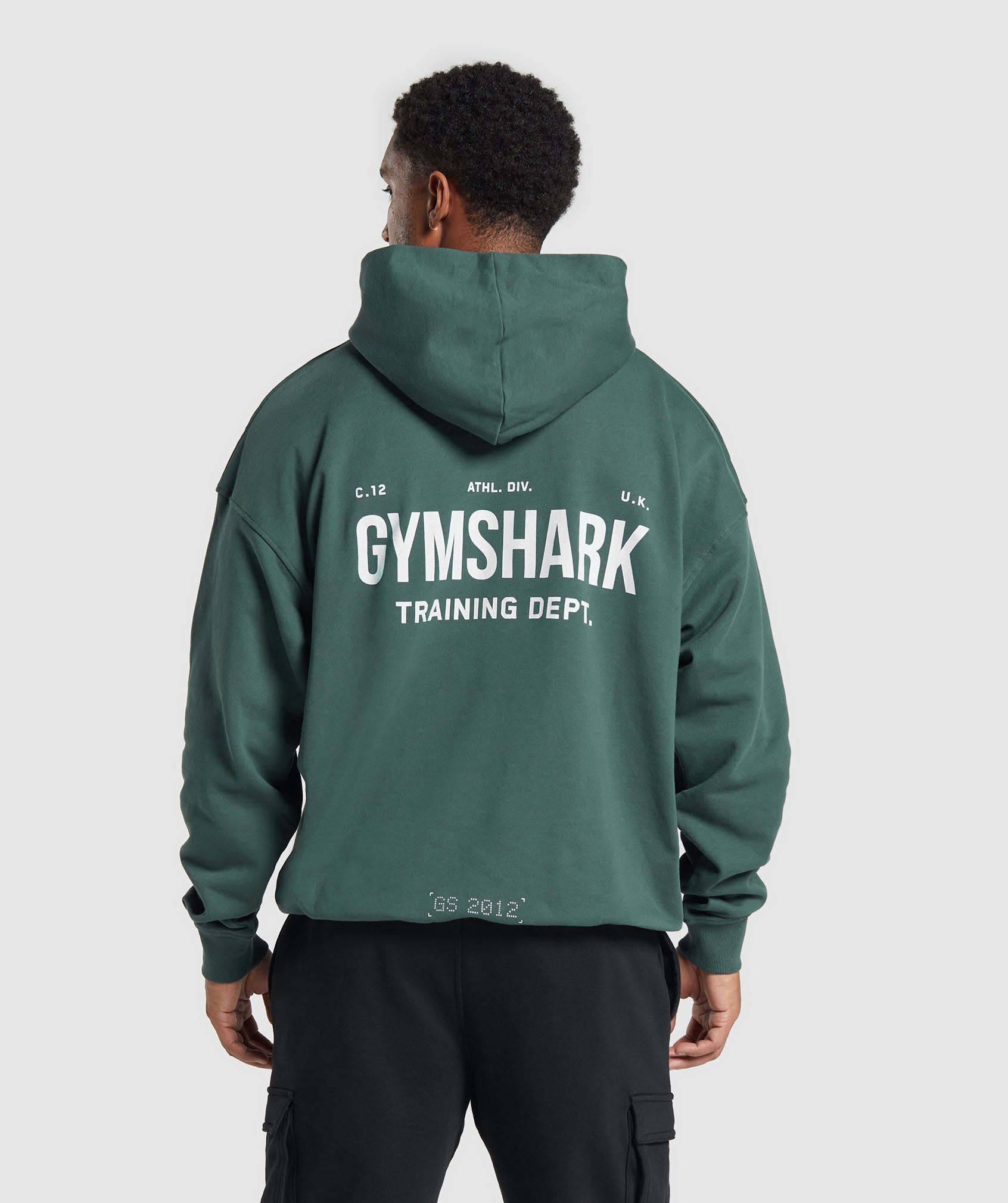 Training Dept. Hoodie in Fog Green