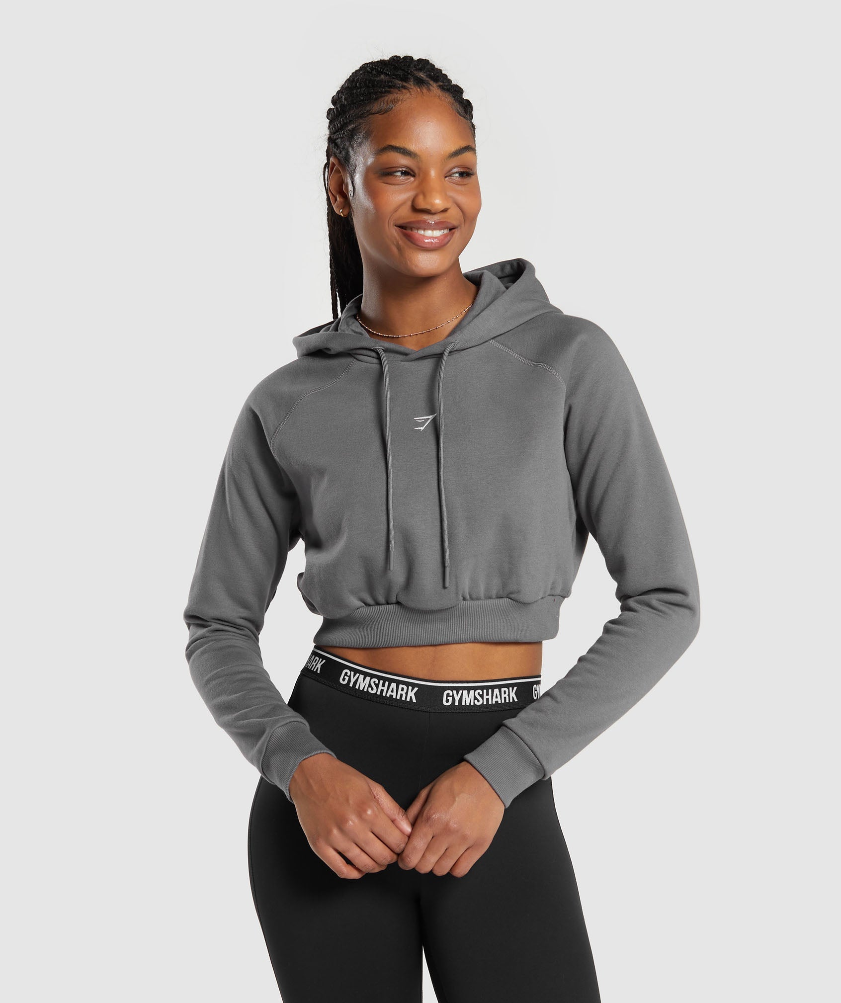 Training Fleece Cropped Hoodie