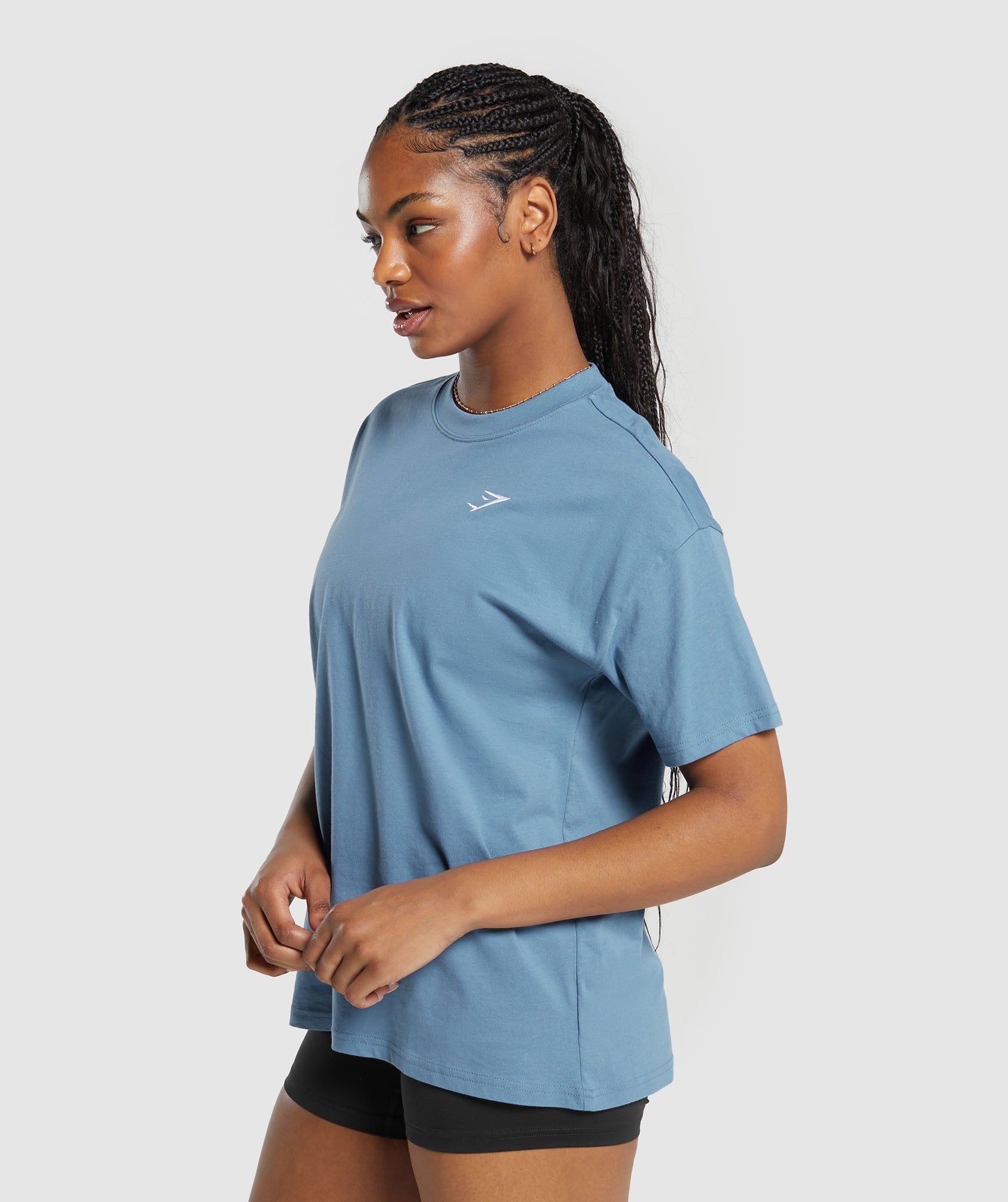 Training Oversized T-Shirt in Faded Blue - view 3