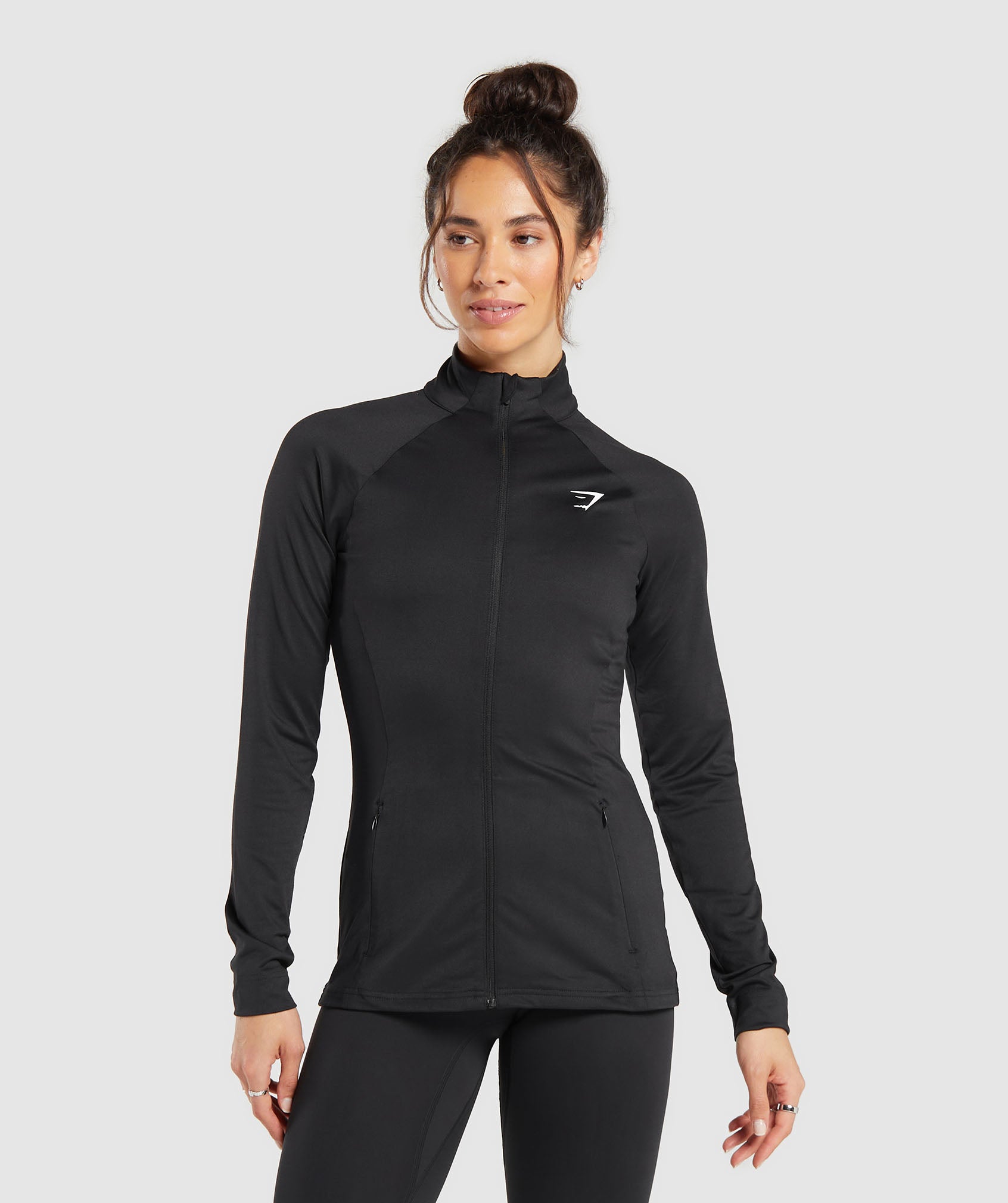 Training Jacket in Black - view 1