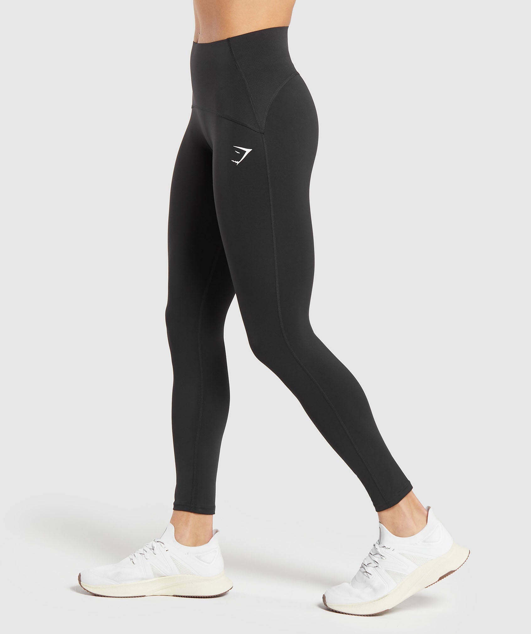 Waist Support Leggings in Black