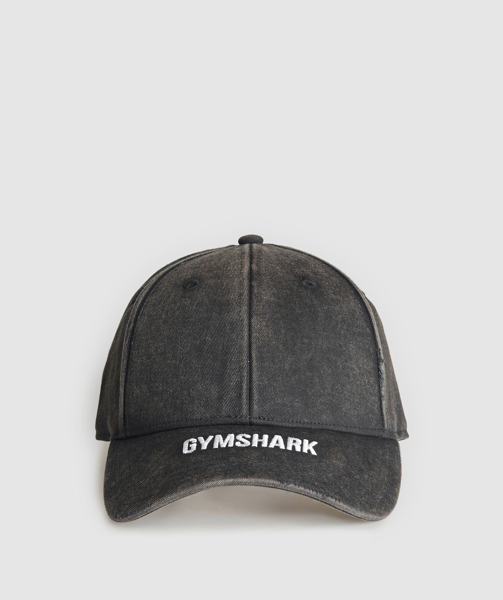Washed Cap in Black - view 1