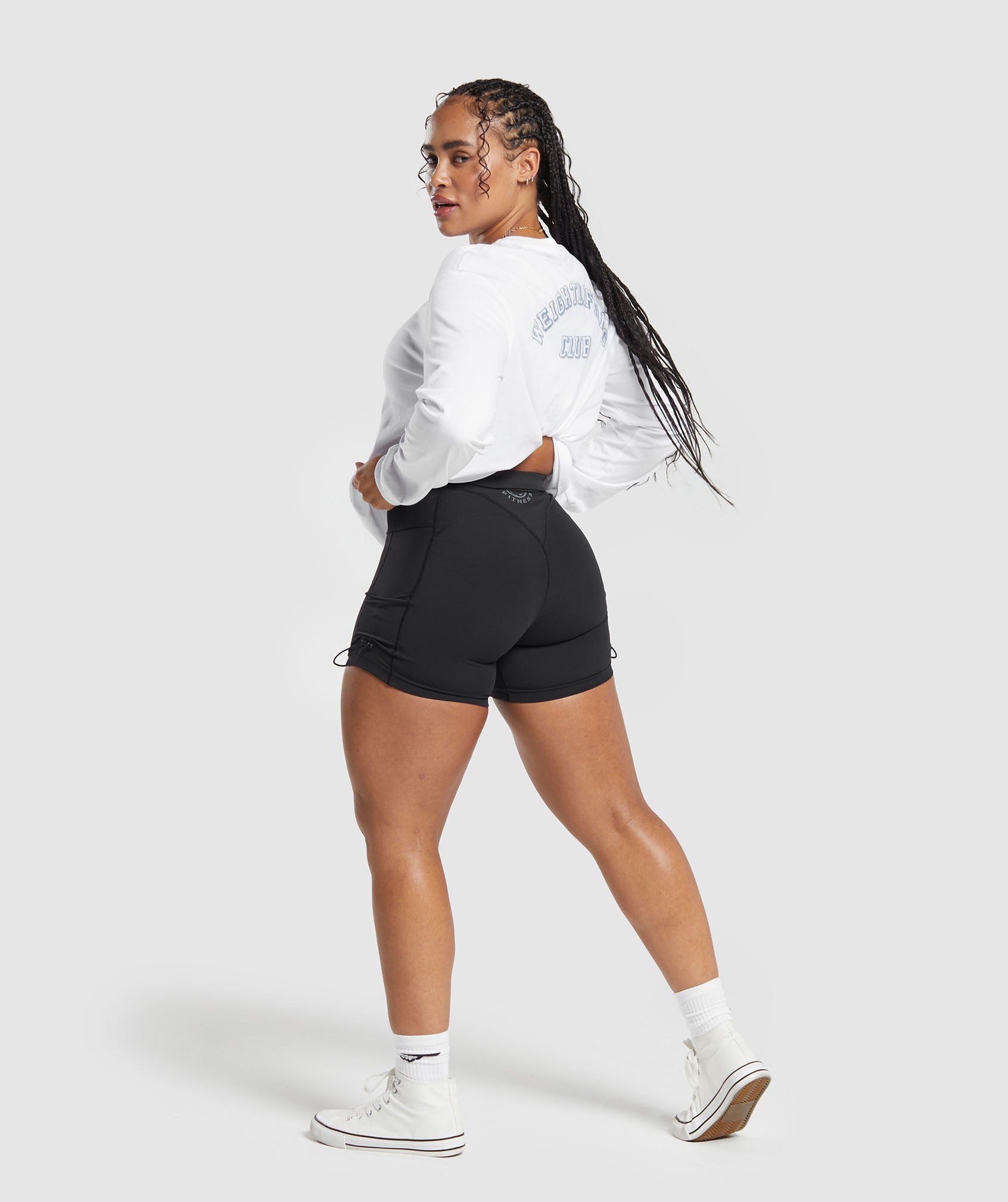 Weightlifting Long Sleeve Top in White - view 4