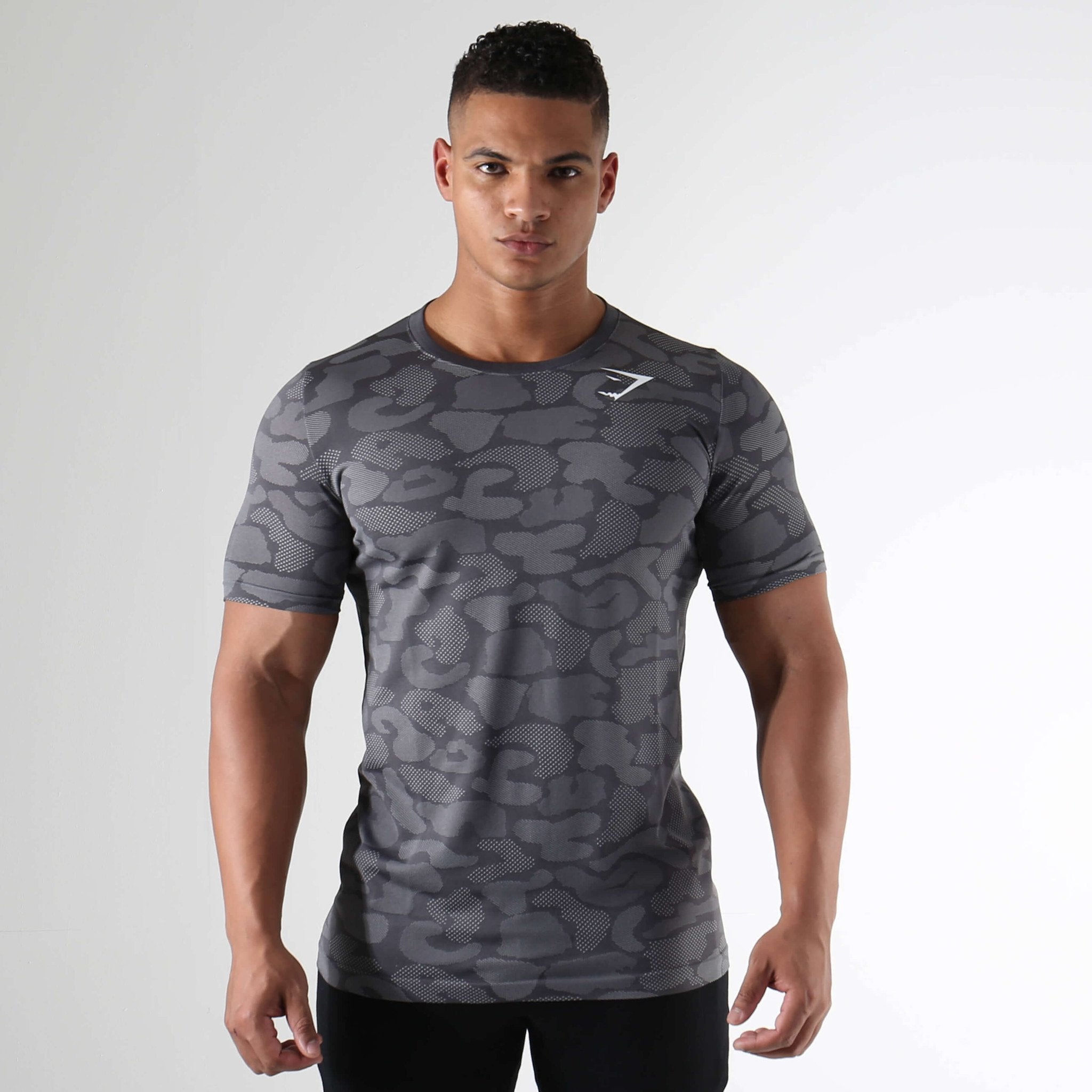 Seamless Stealth T-Shirt in Charcoal - view 1