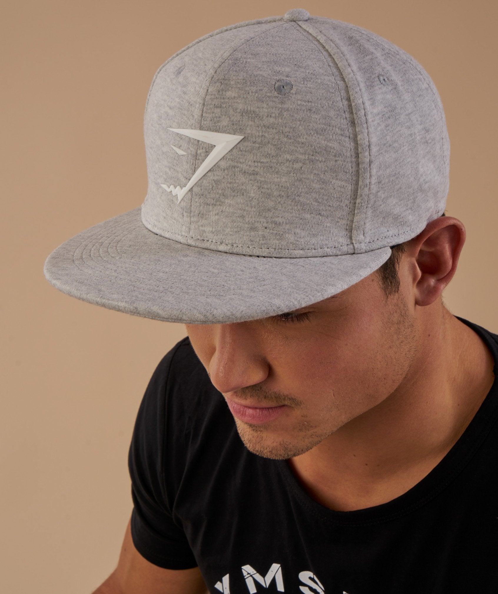 Jersey Snapback in Light Grey Marl - view 3