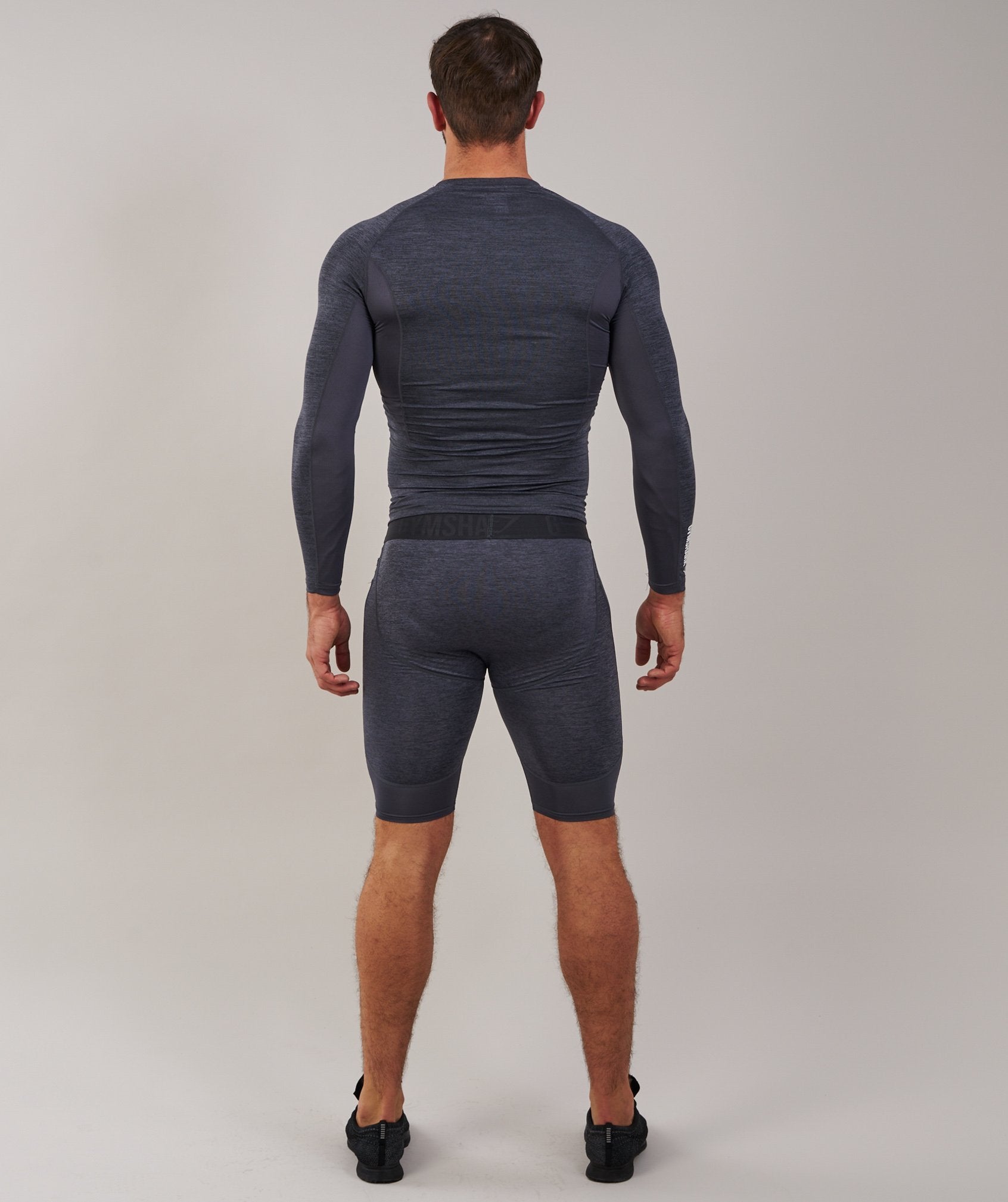 Element Baselayer Shorts in Charcoal Marl - view 2