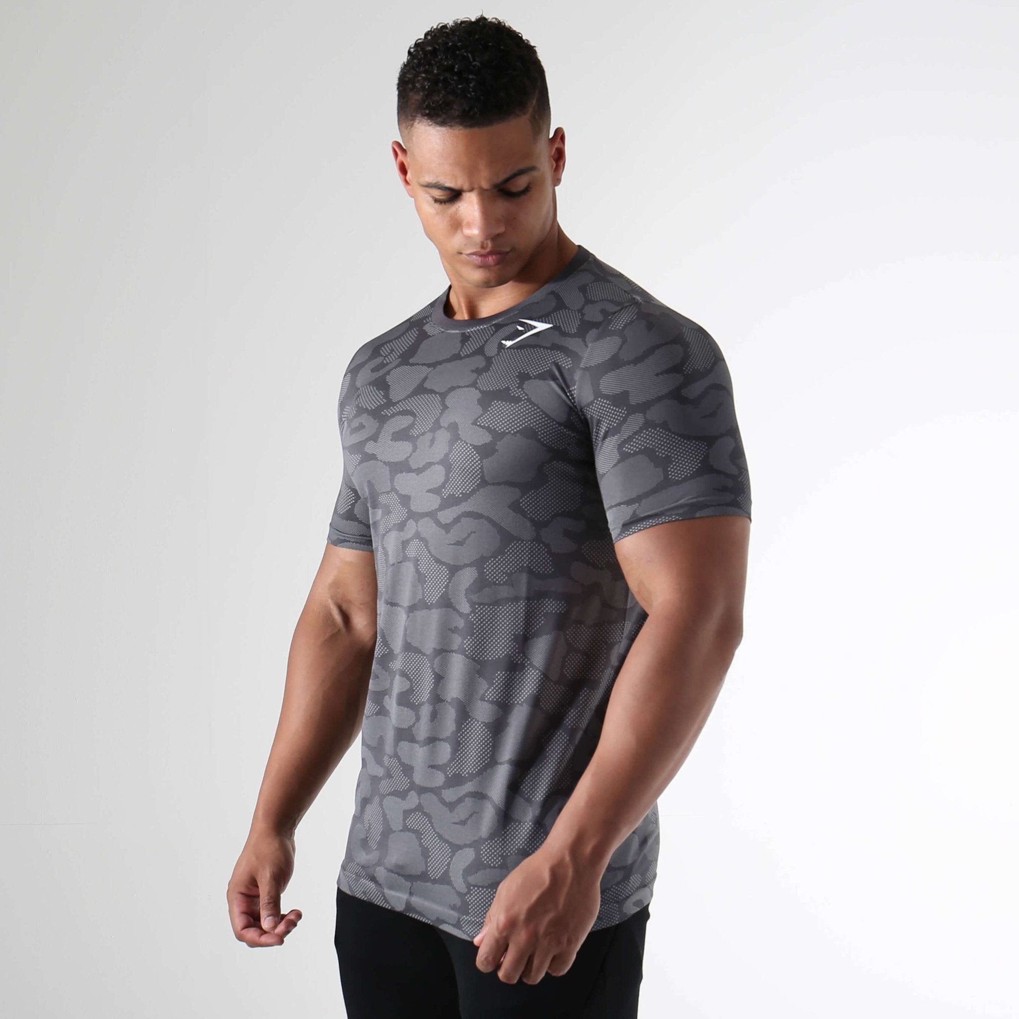 Seamless Stealth T-Shirt in Charcoal - view 3