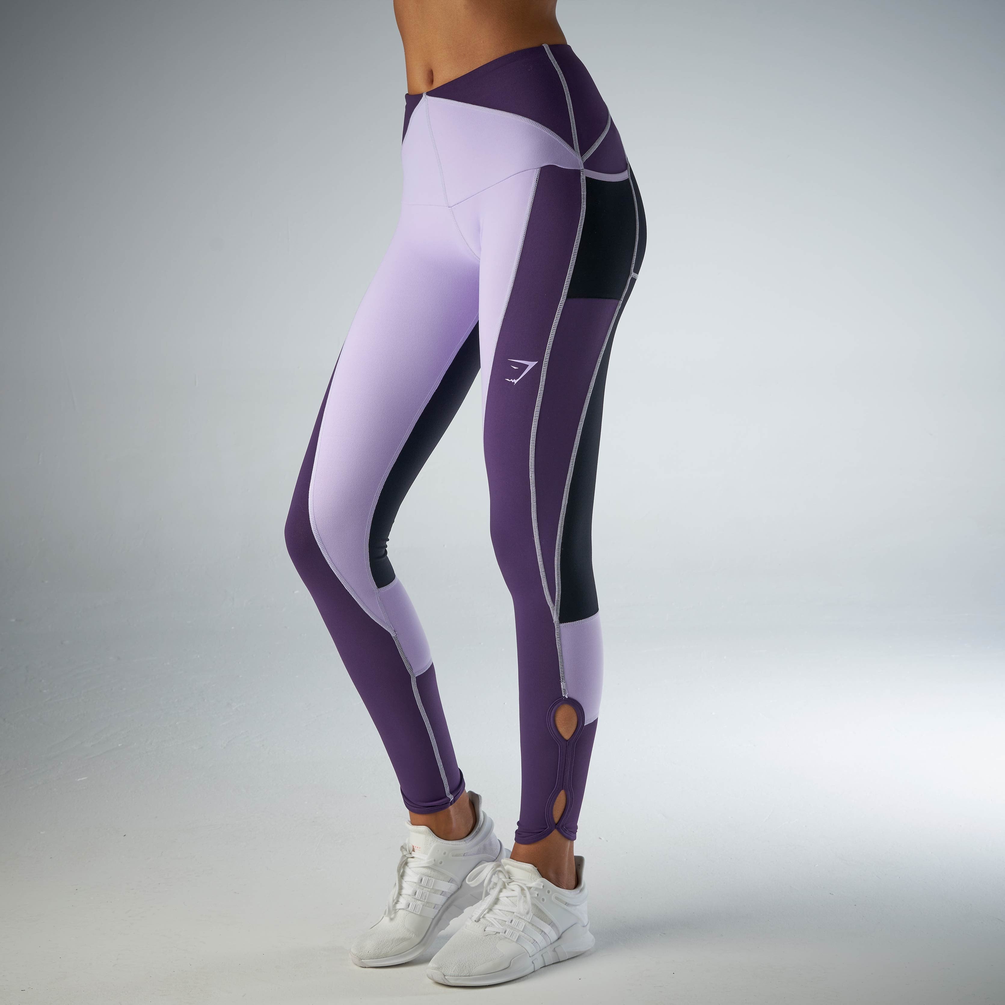 Prism Leggings in Rich Purple/Soft Lilac/Black - view 1