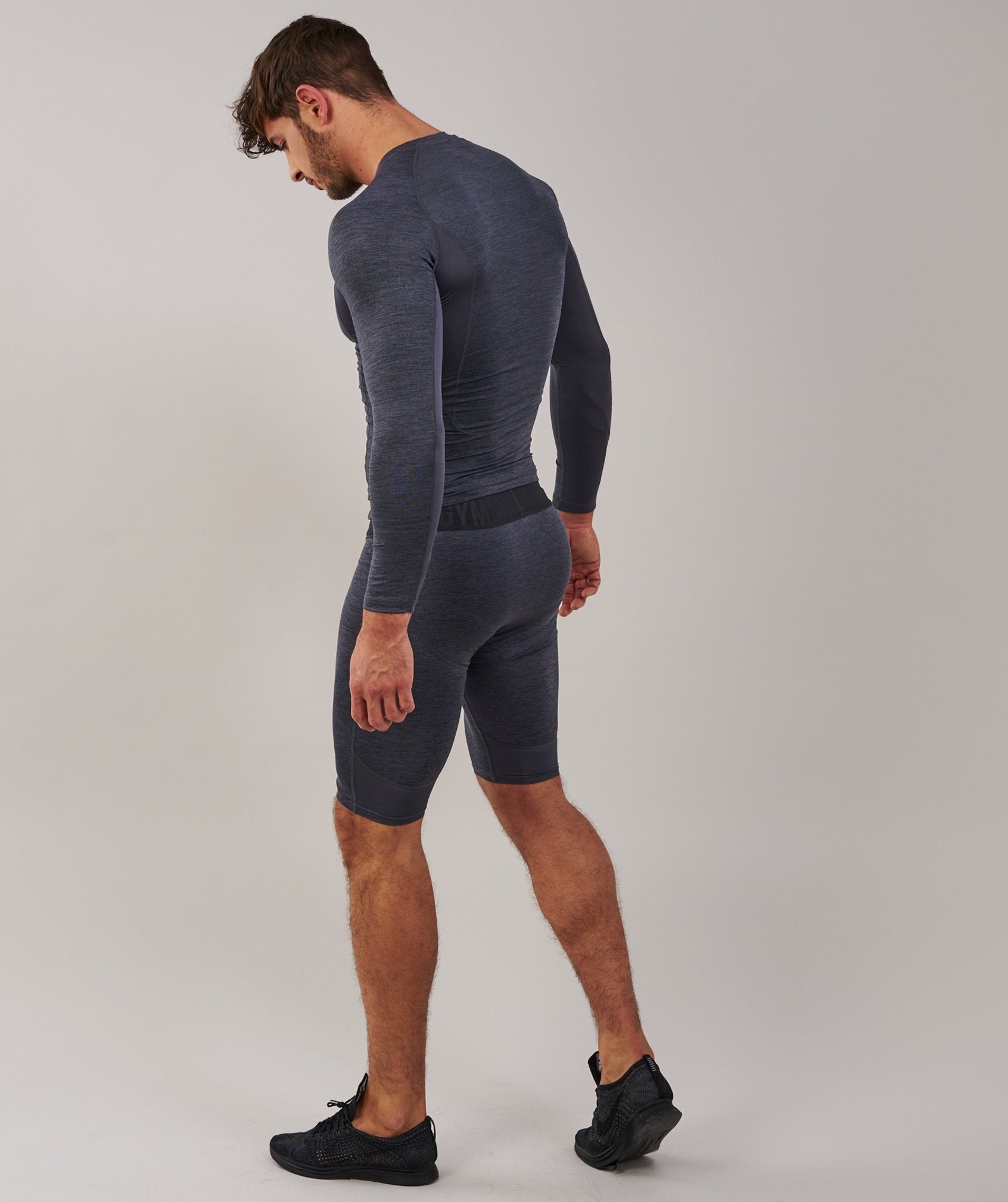 Element Baselayer Shorts in Charcoal Marl - view 3