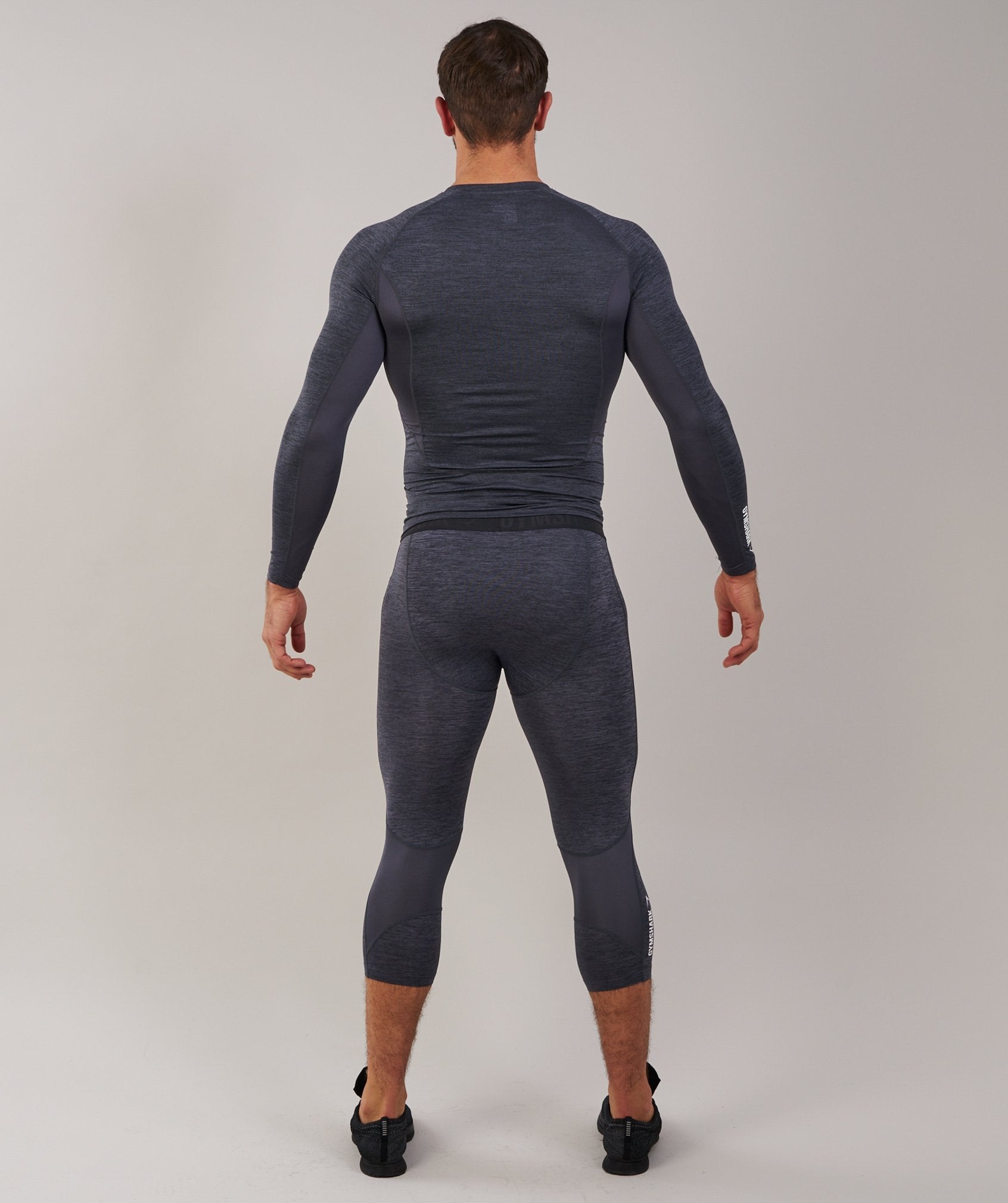 Element Baselayer 3/4 Legging in Charcoal Marl - view 2