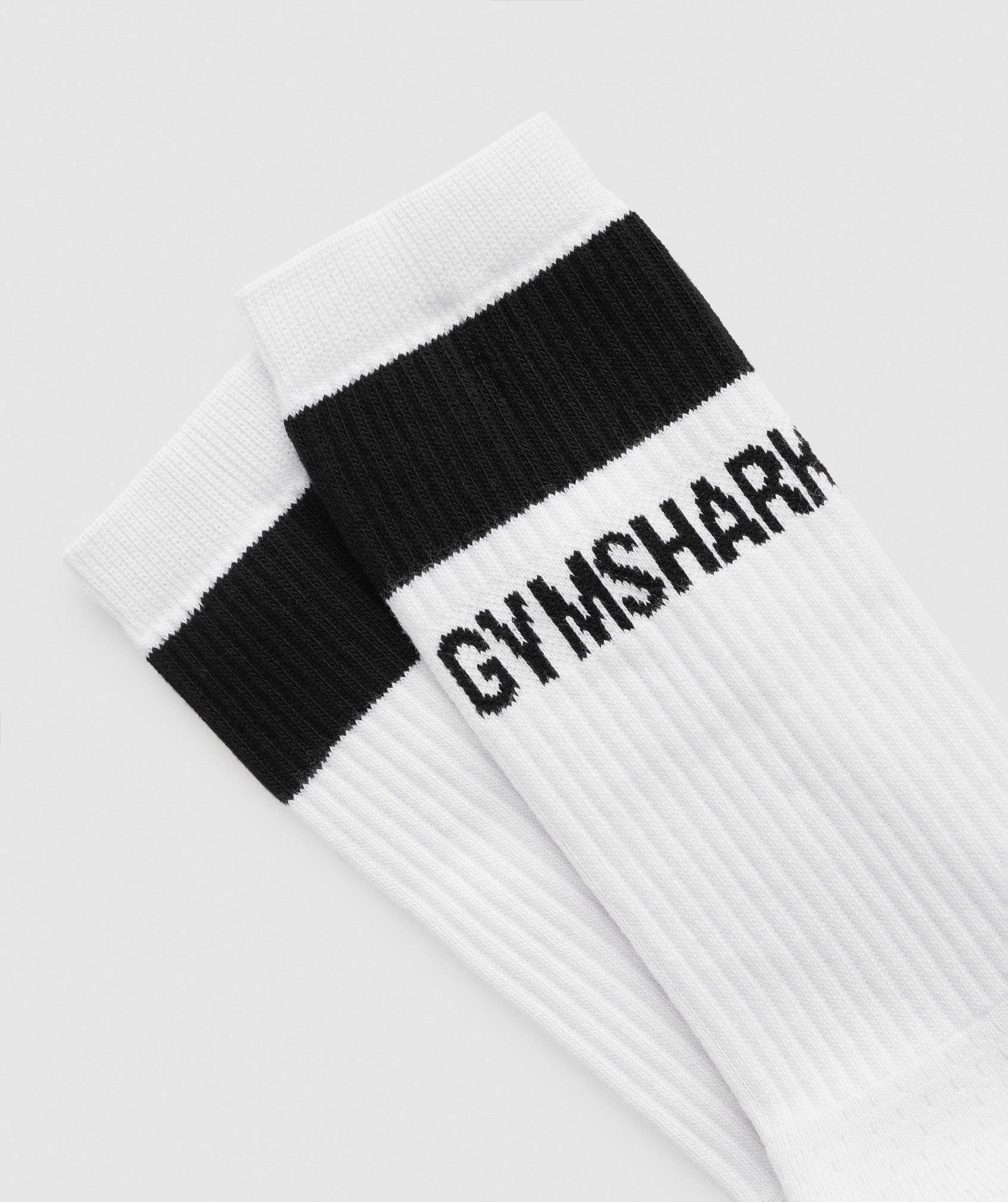 Crew Socks 1pk in White - view 3