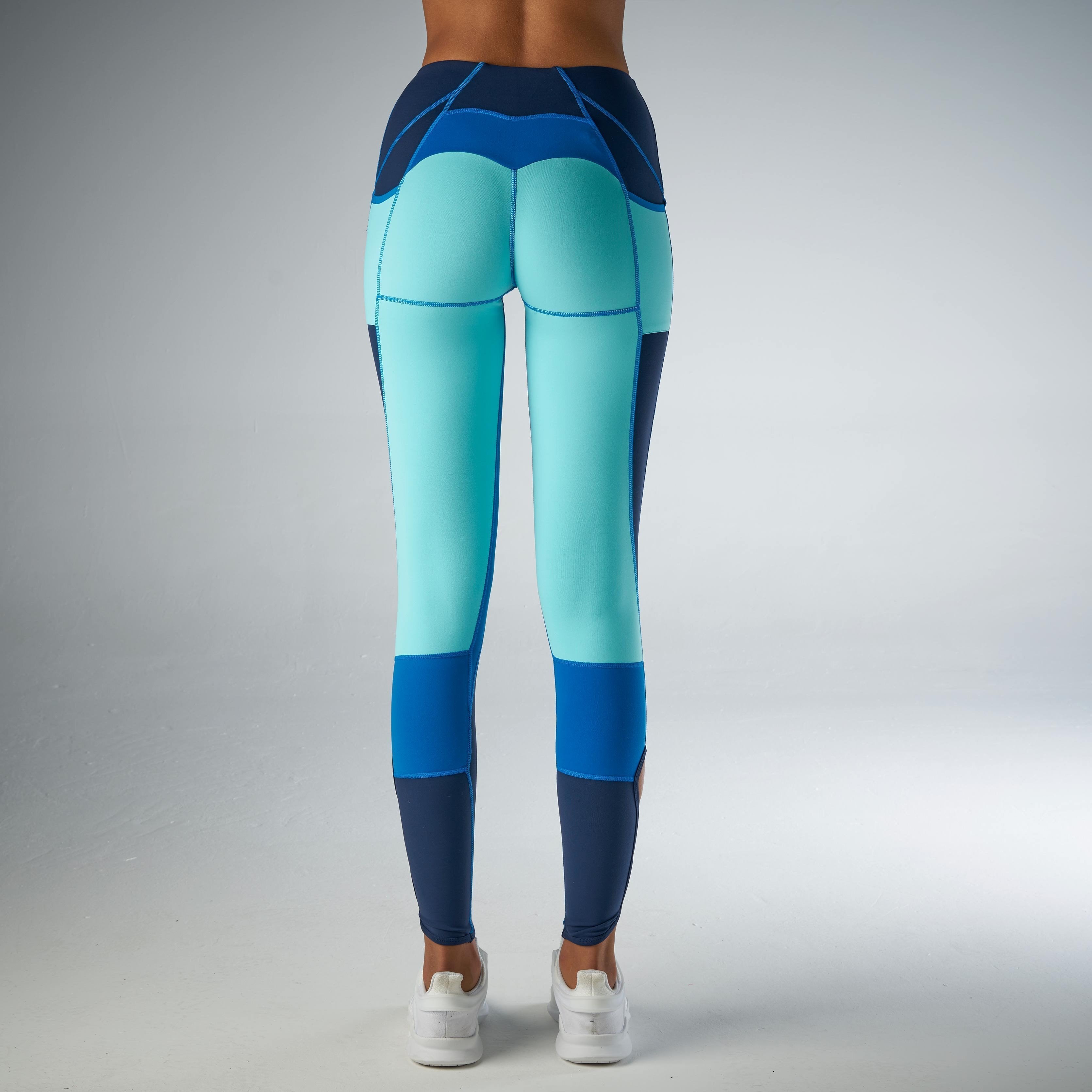 Prism Leggings in Sapphire Blue/Blueberry/Marine Blue - view 3