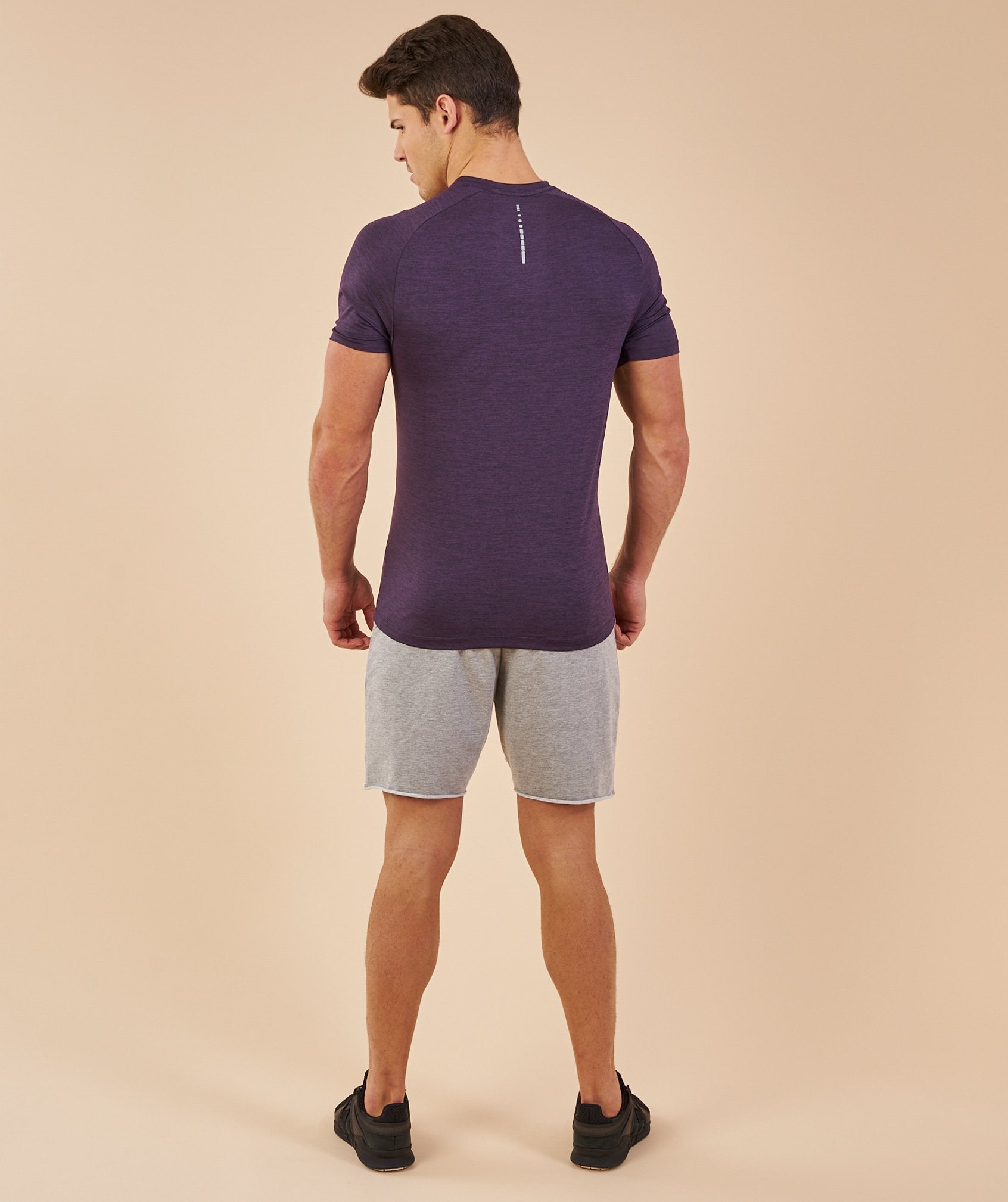 Convert T-Shirt in Nightshade Purple Marl - view 2