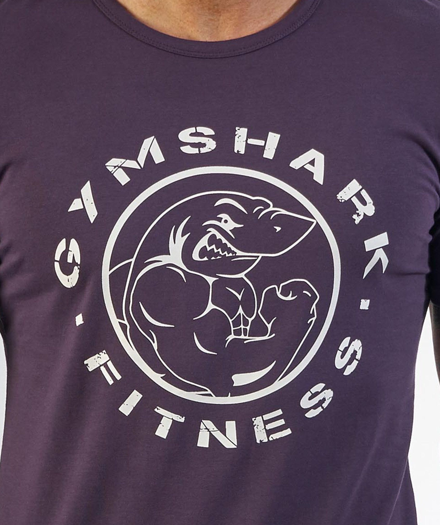 Fitness T-Shirt in Nightshade Purple - view 6