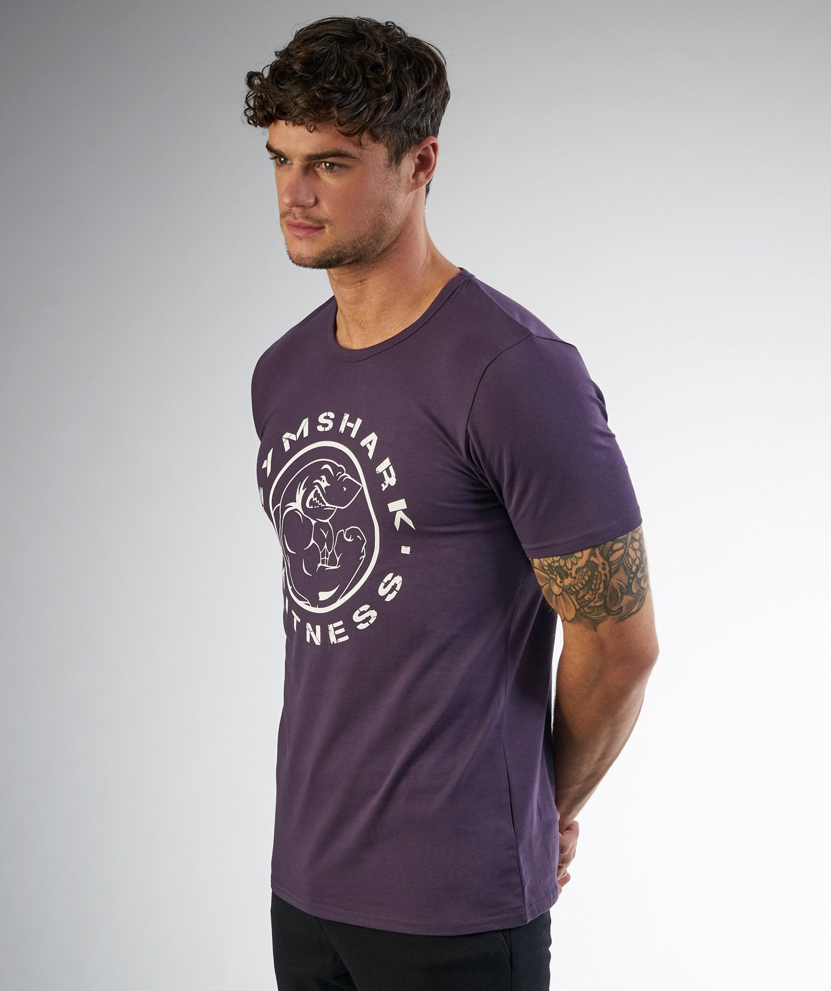 Fitness T-Shirt in Nightshade Purple - view 3
