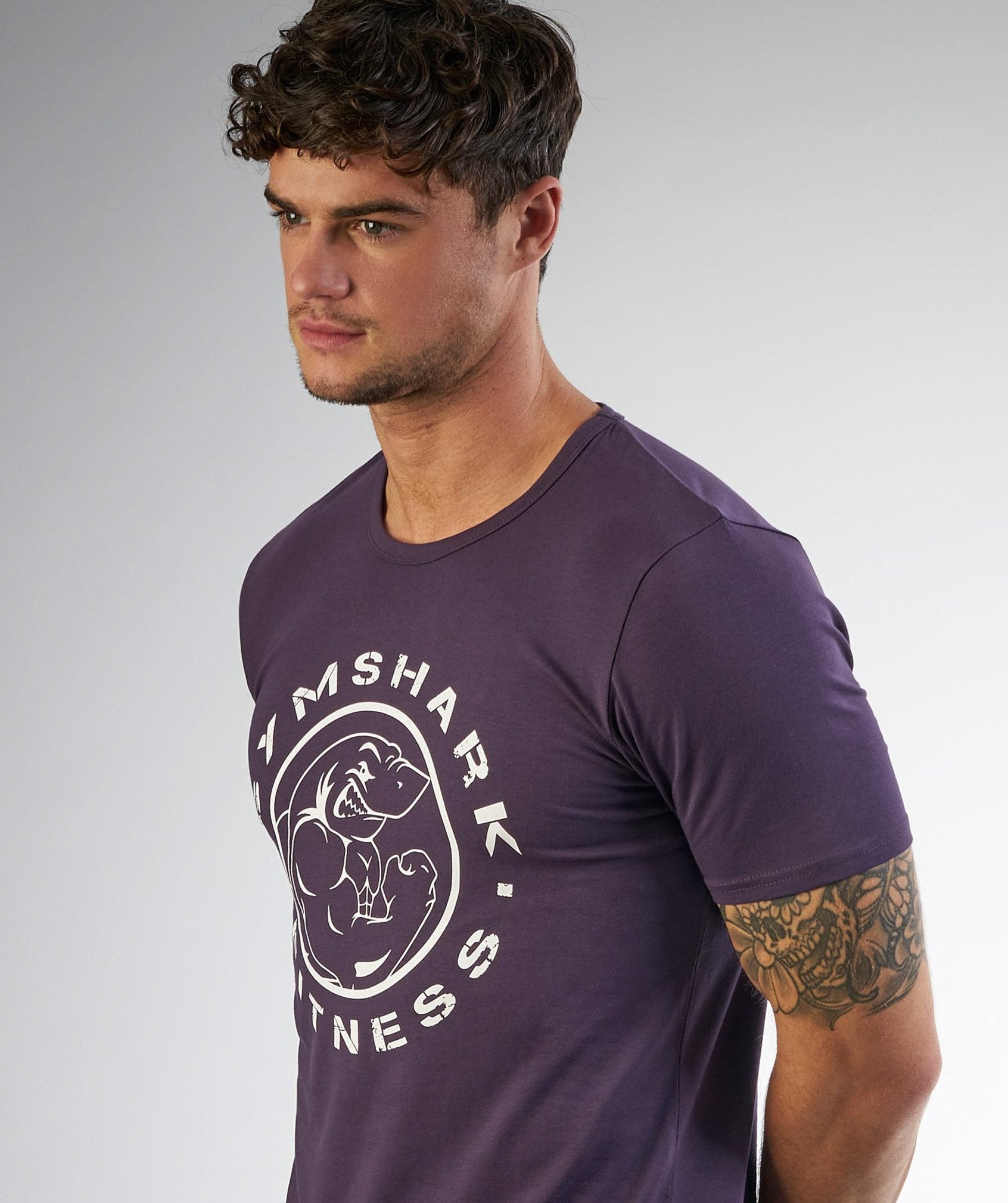 Fitness T-Shirt in Nightshade Purple - view 5