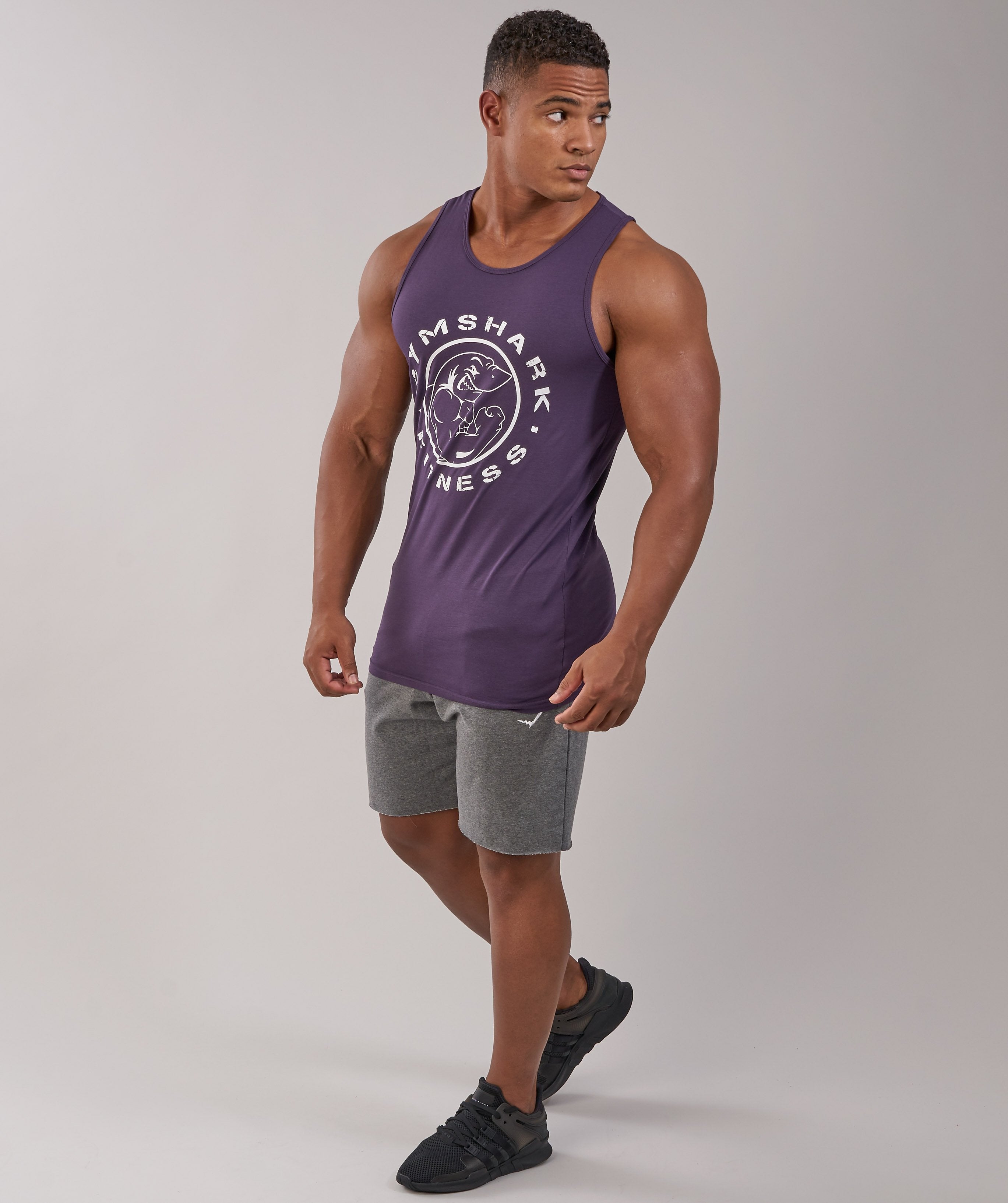 Fitness Tank in Nightshade Purple - view 4