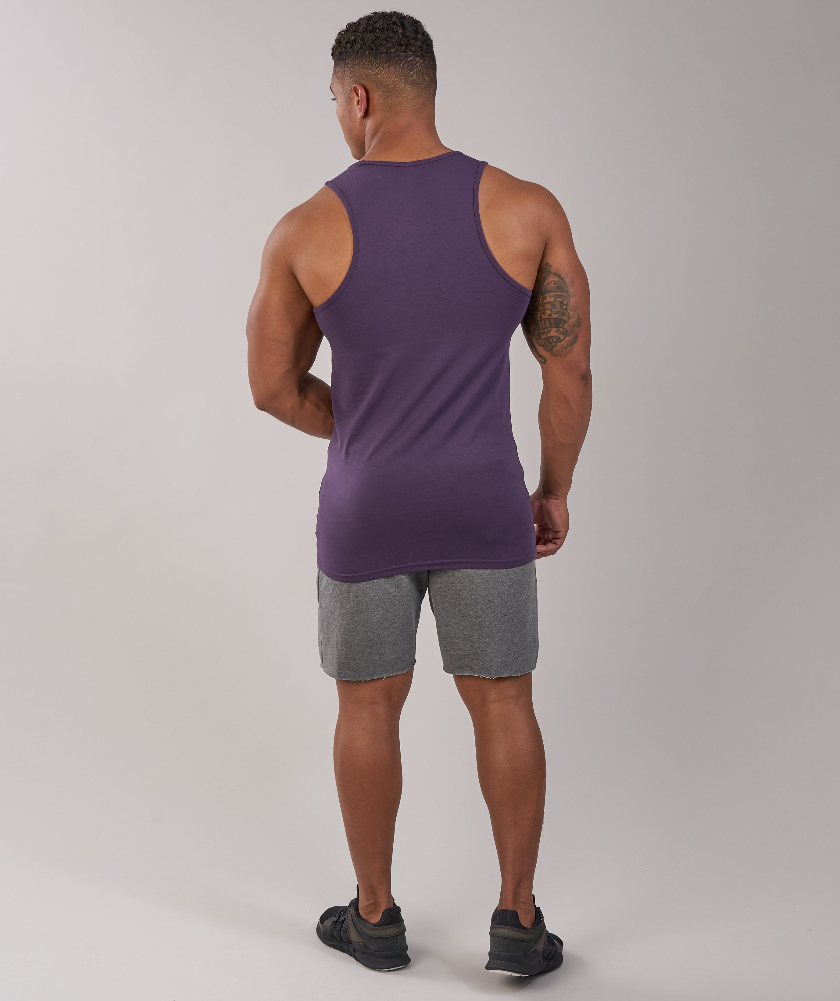 Fitness Tank in Nightshade Purple - view 3