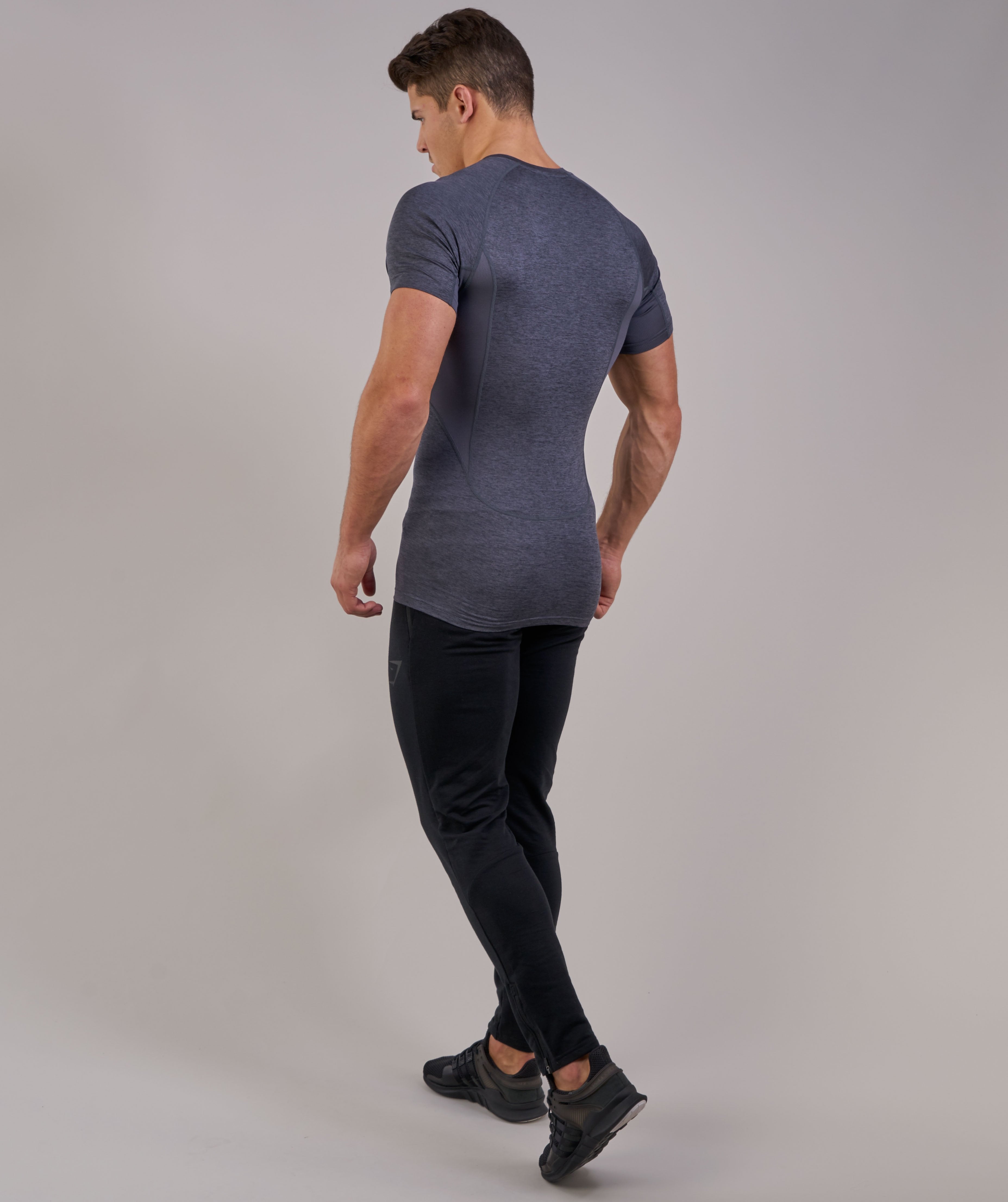 Element Baselayer Short Sleeve Top in Charcoal Marl - view 2
