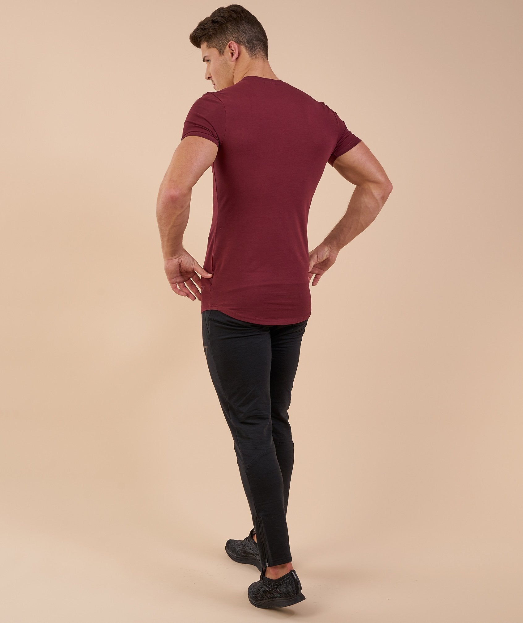 Solace Longline T-Shirt in Port - view 2