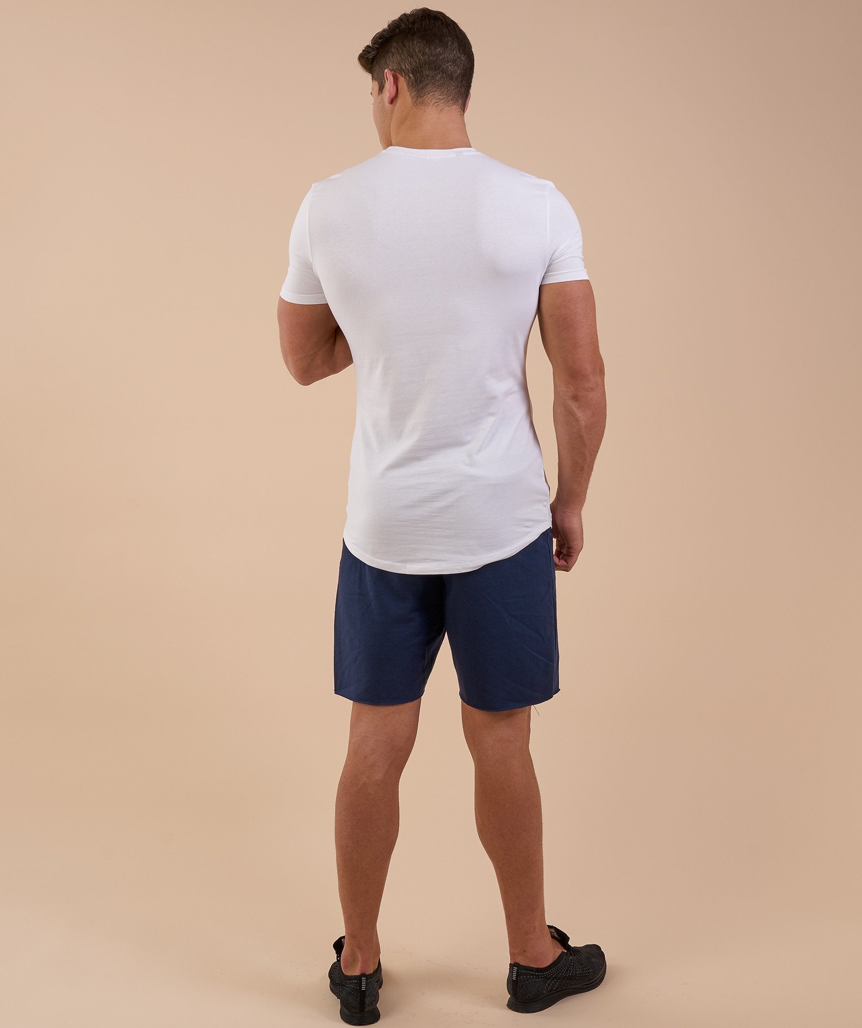 Solace Longline T-Shirt in White - view 3