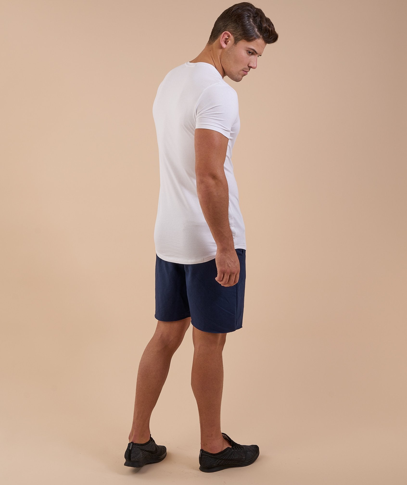 Solace Longline T-Shirt in White - view 6