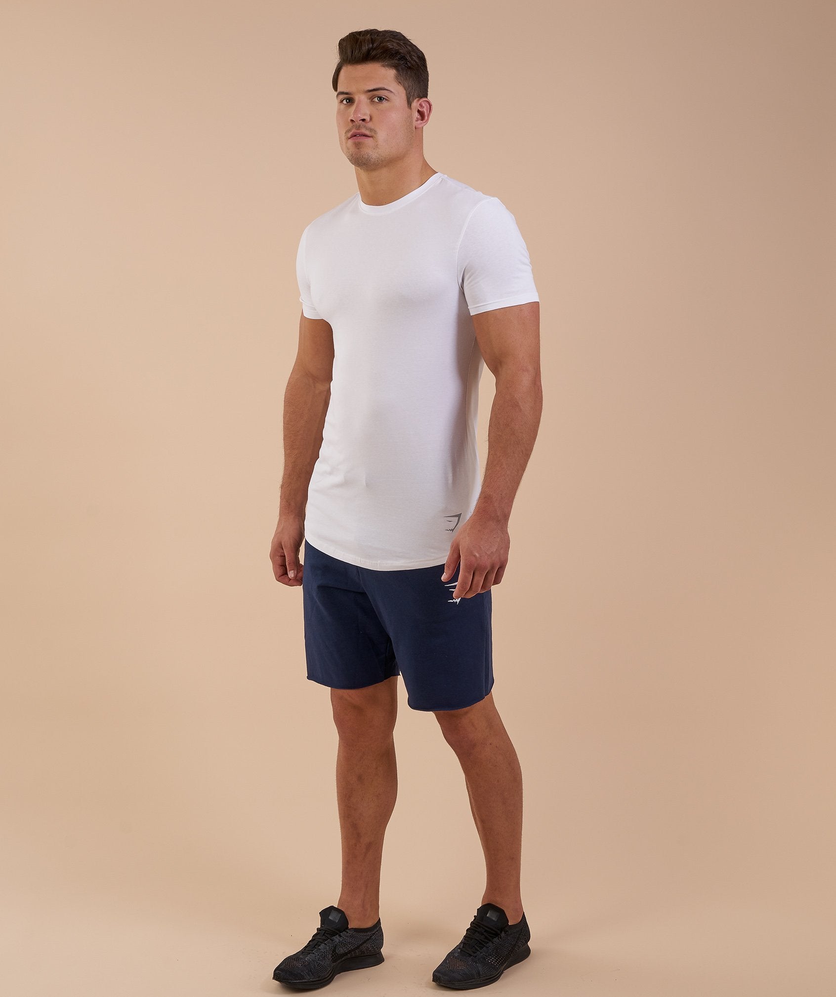 Solace Longline T-Shirt in White - view 2