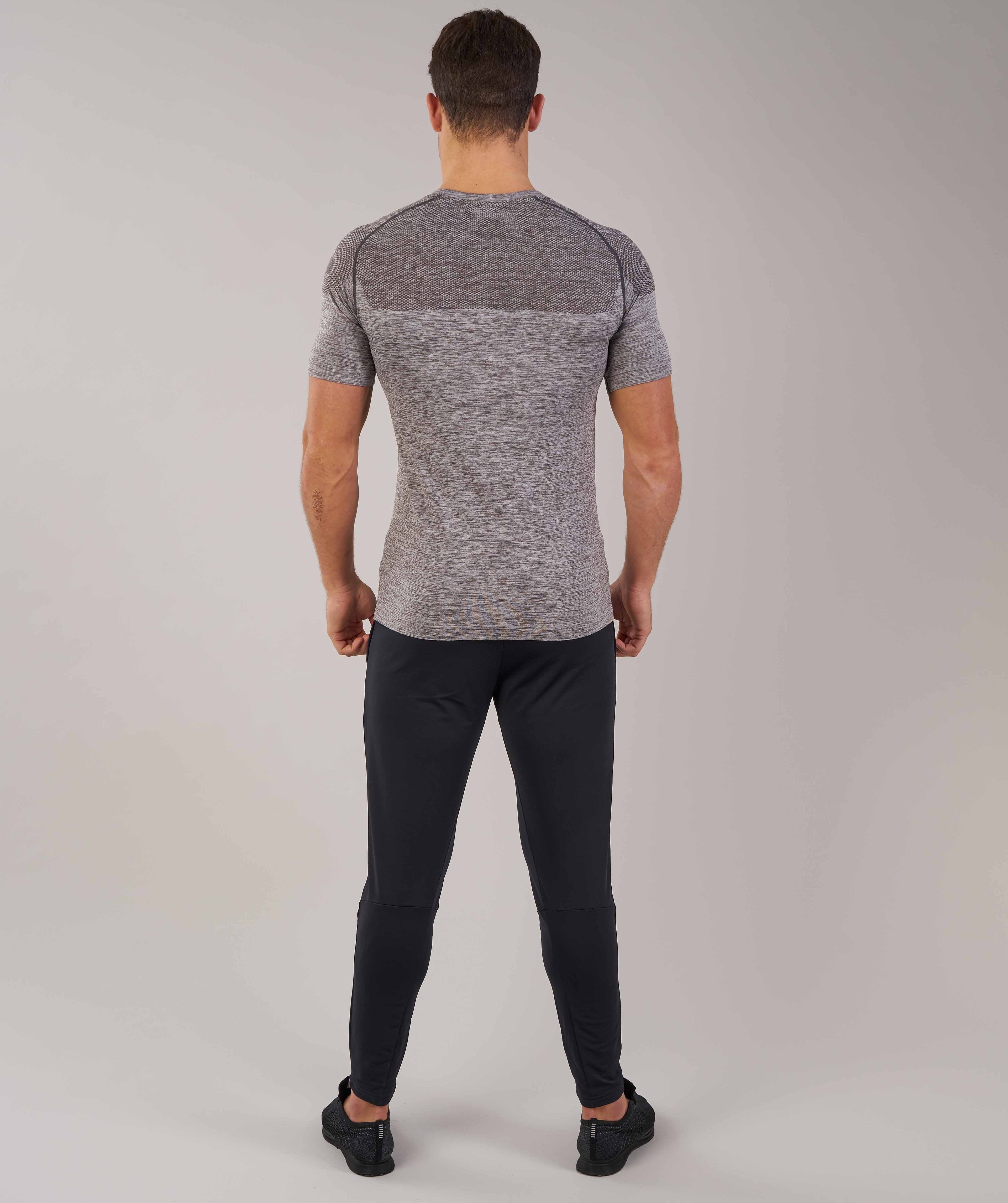 Phantom Seamless T-Shirt in Slate Grey Marl - view 2