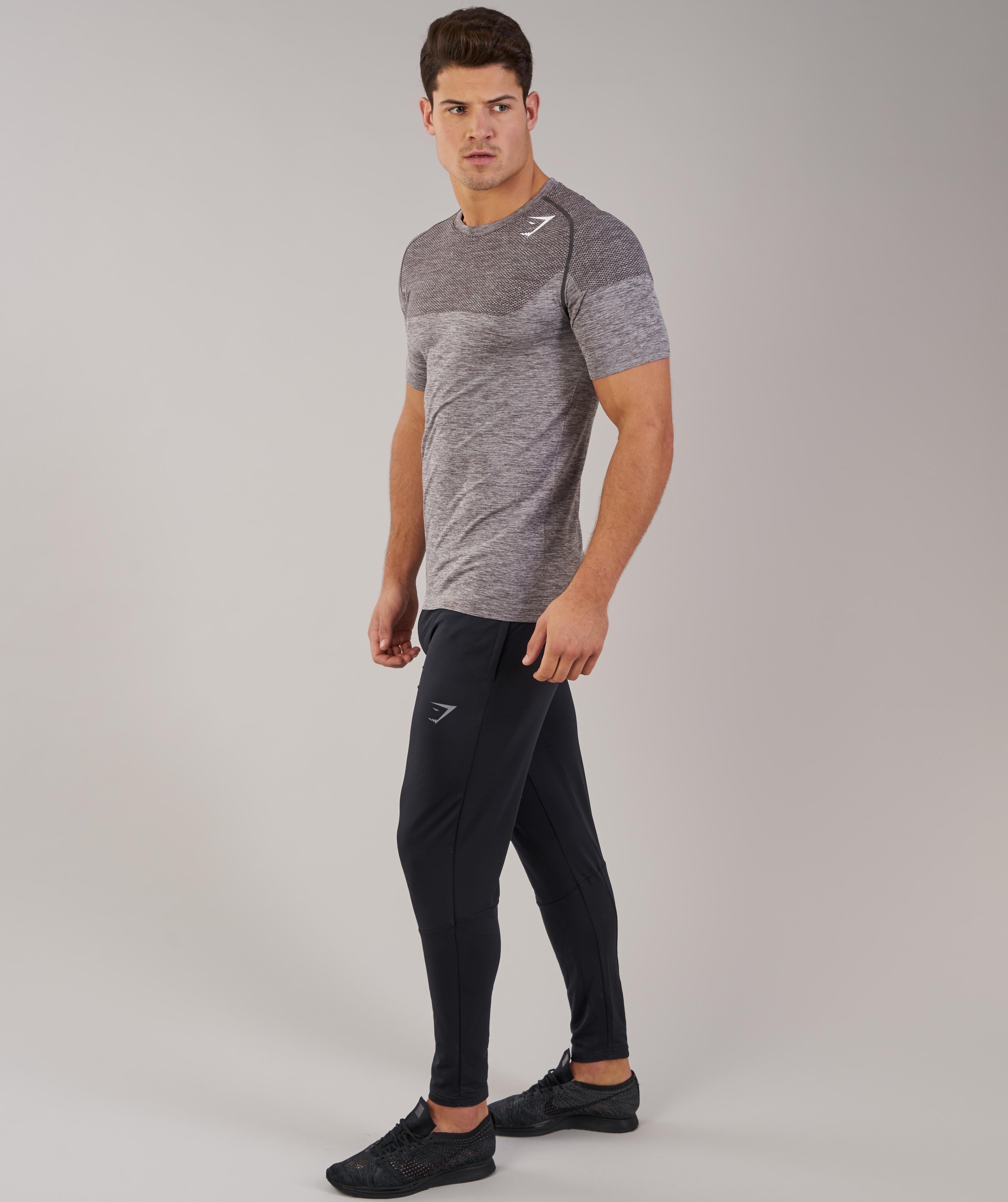 Phantom Seamless T-Shirt in Slate Grey Marl - view 1