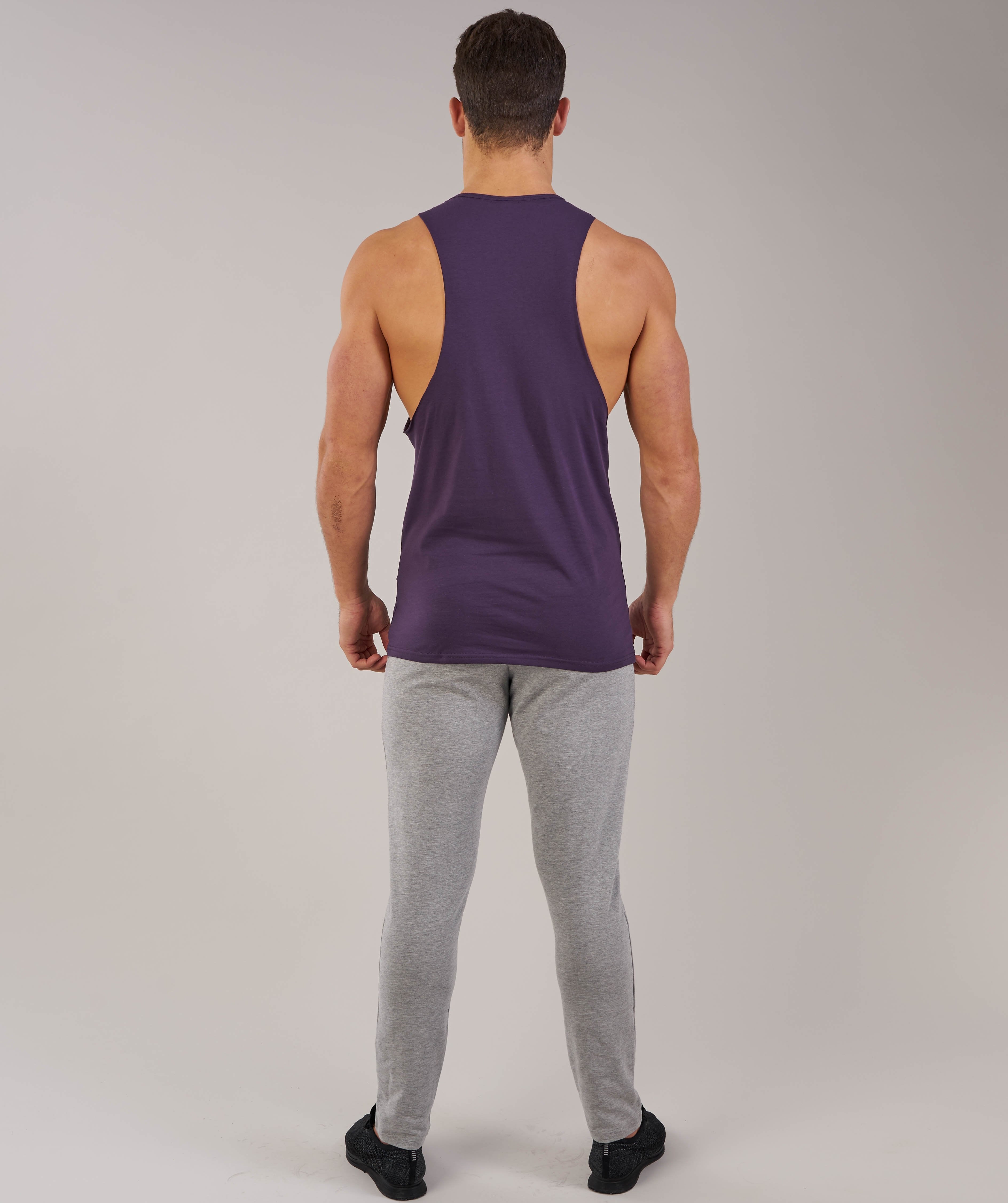 Fitness Drop Armhole Tank in Nightshade Purple - view 2