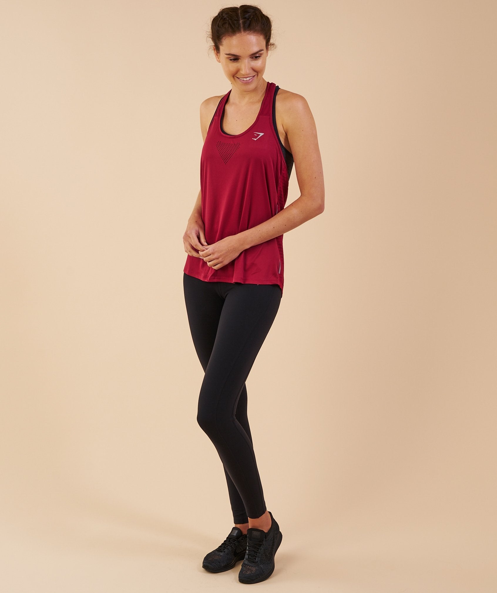 T-Bar Vest in Beet - view 3