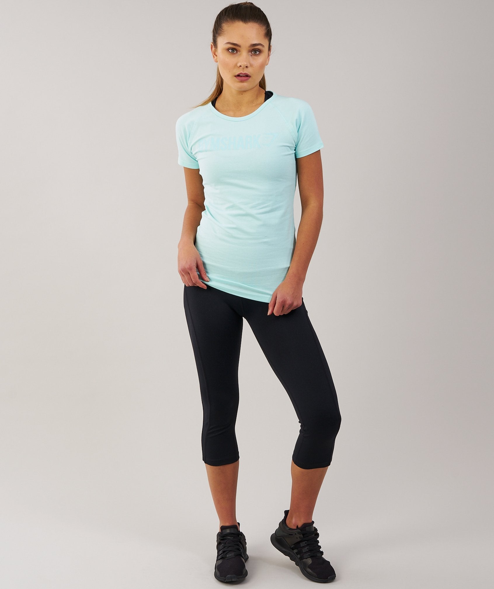 Women's Apollo T-Shirt in Pale Turquoise - view 3