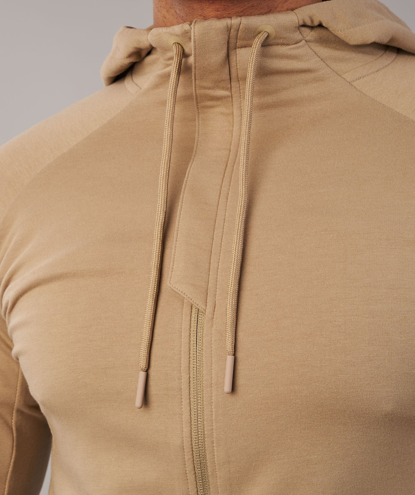 Eaze Zip Hoodie in Coffee - view 6