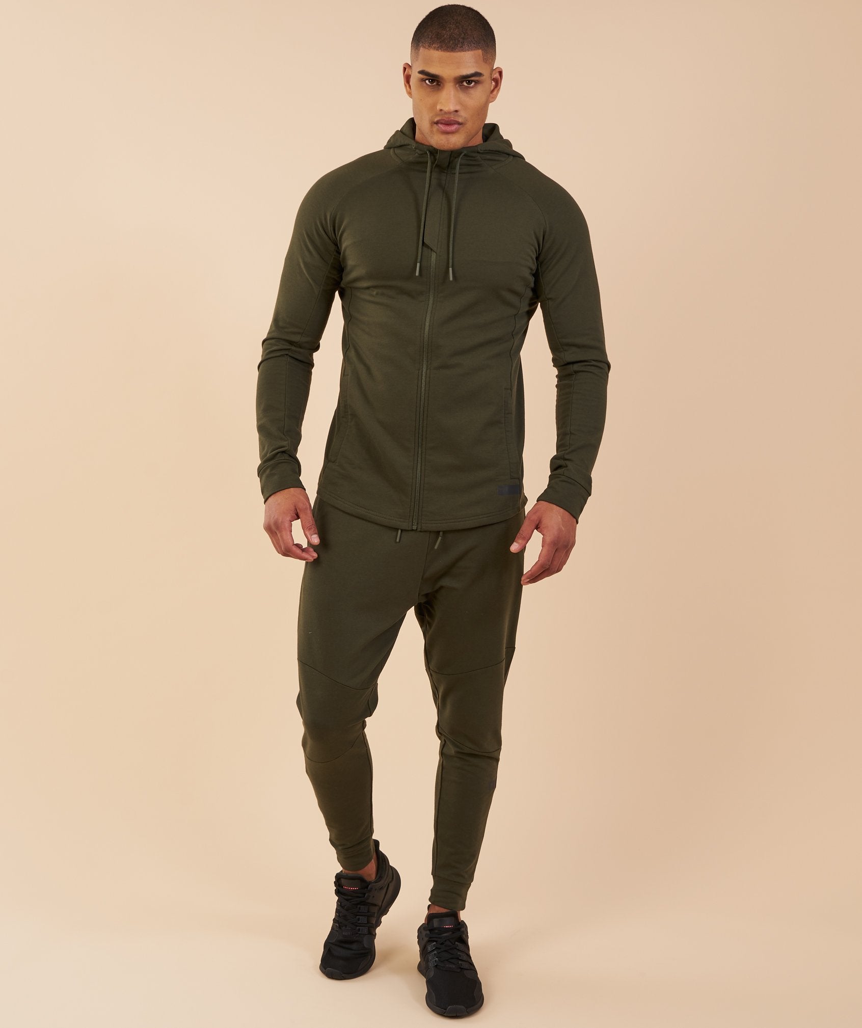 Eaze Zip Hoodie in Alpine Green - view 3