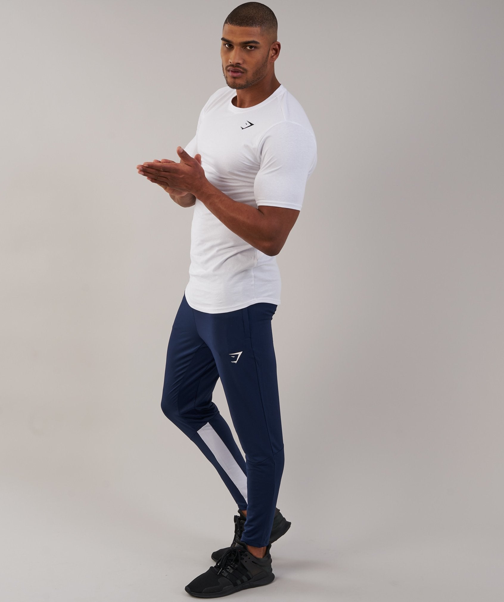 Reactive Training Bottoms in Sapphire Blue/White - view 3