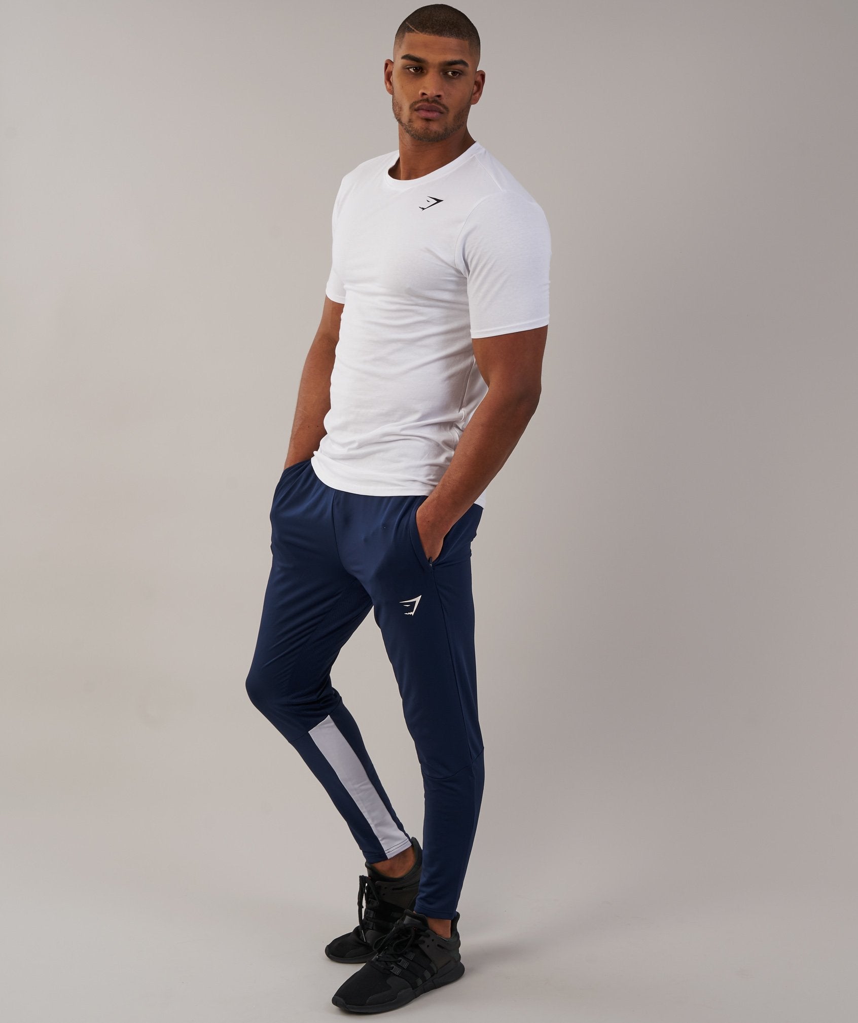 Reactive Training Bottoms in Sapphire Blue/White - view 4