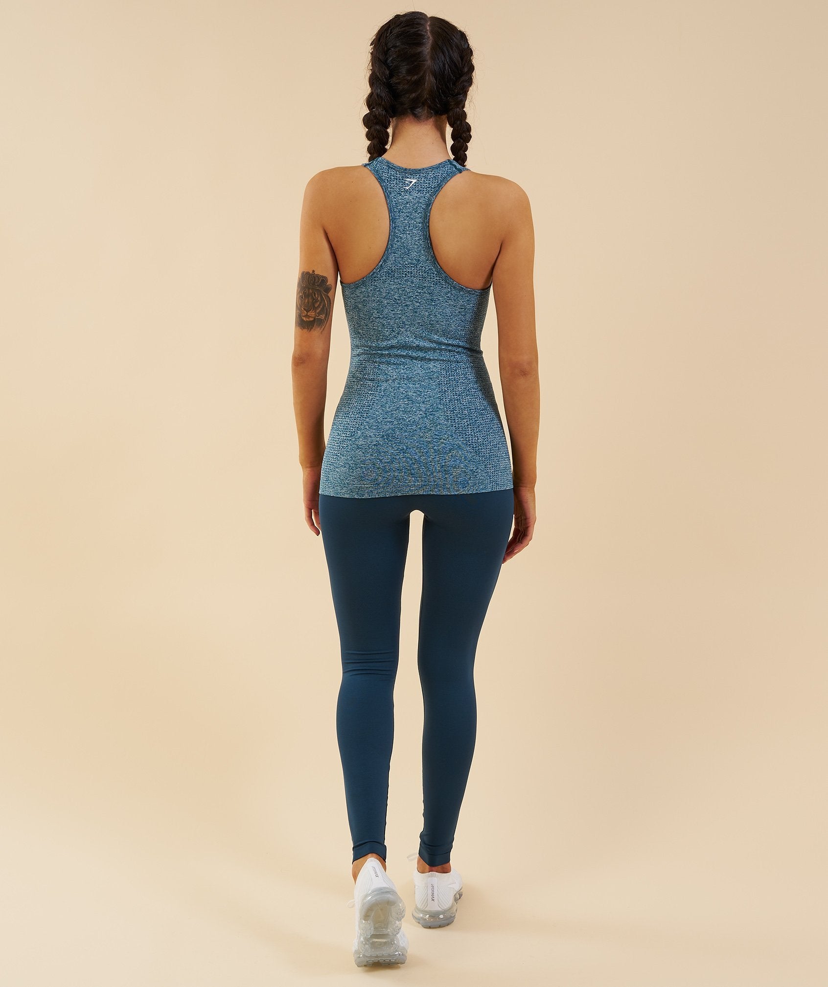 Seamless Vest in Deep Teal - view 3