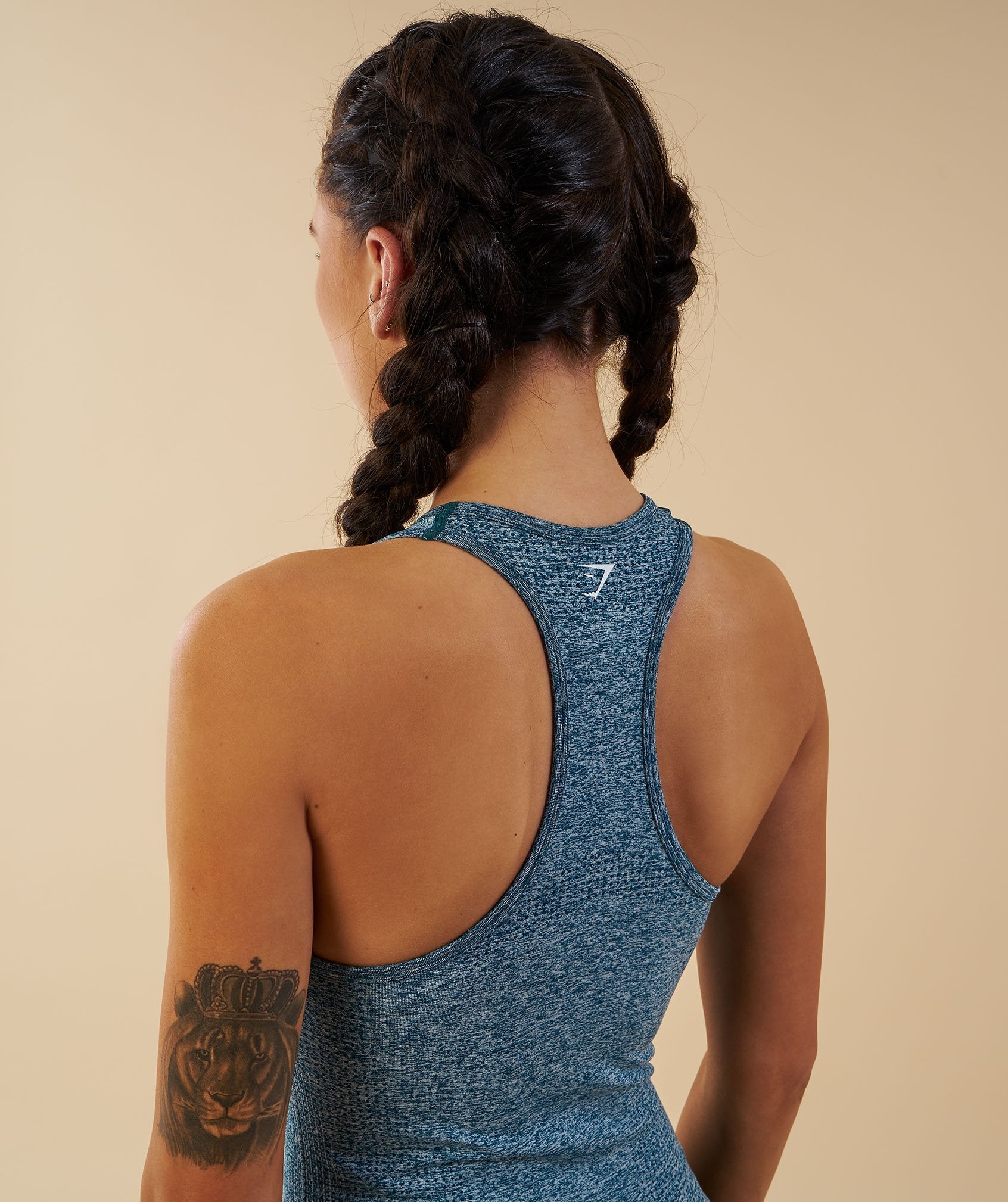 Seamless Vest in Deep Teal - view 6