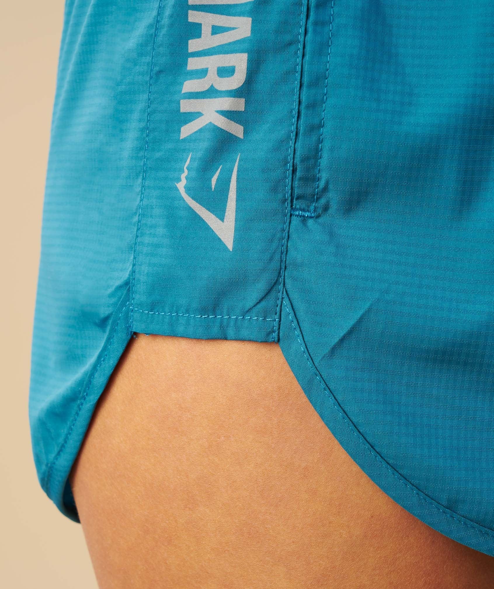 Running Shorts in Deep Teal - view 6