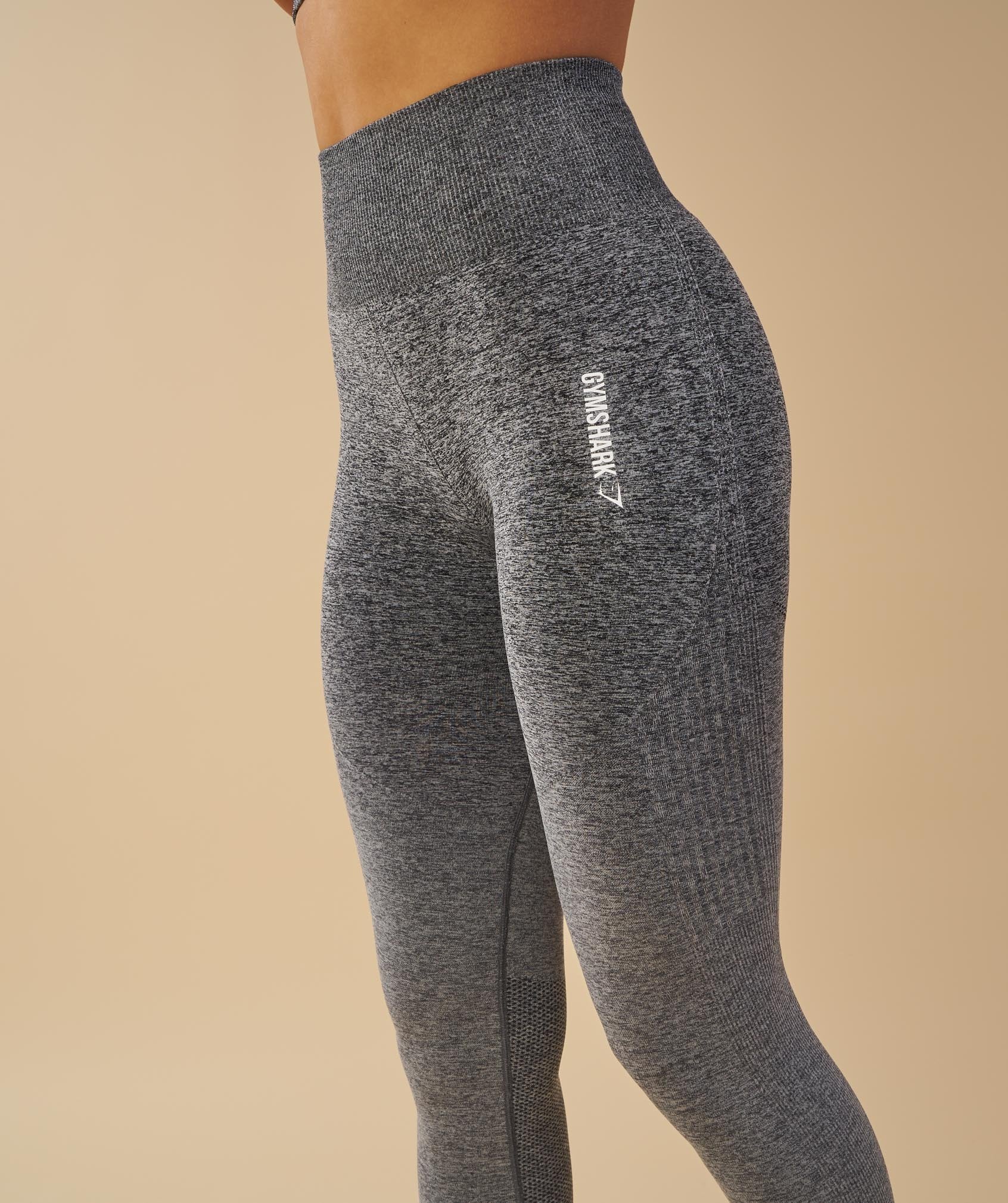 Ombre Seamless Leggings  - Black/Light Grey in null - view 2