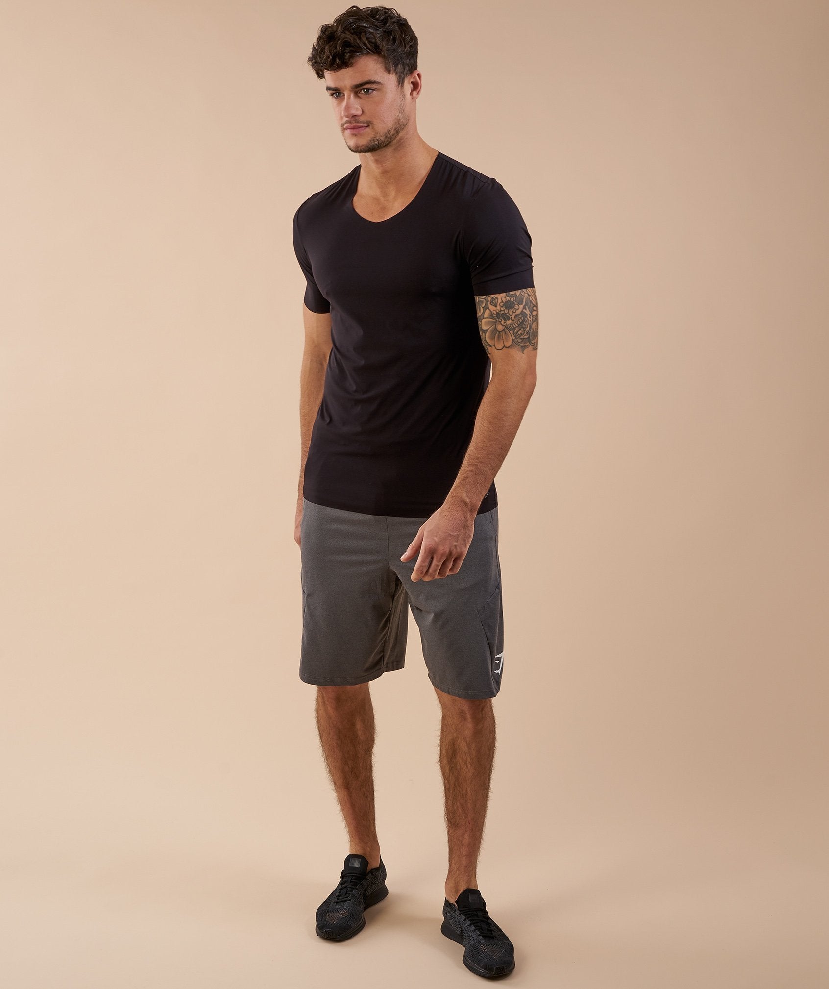 Element Shorts in Charcoal Marl - view 4