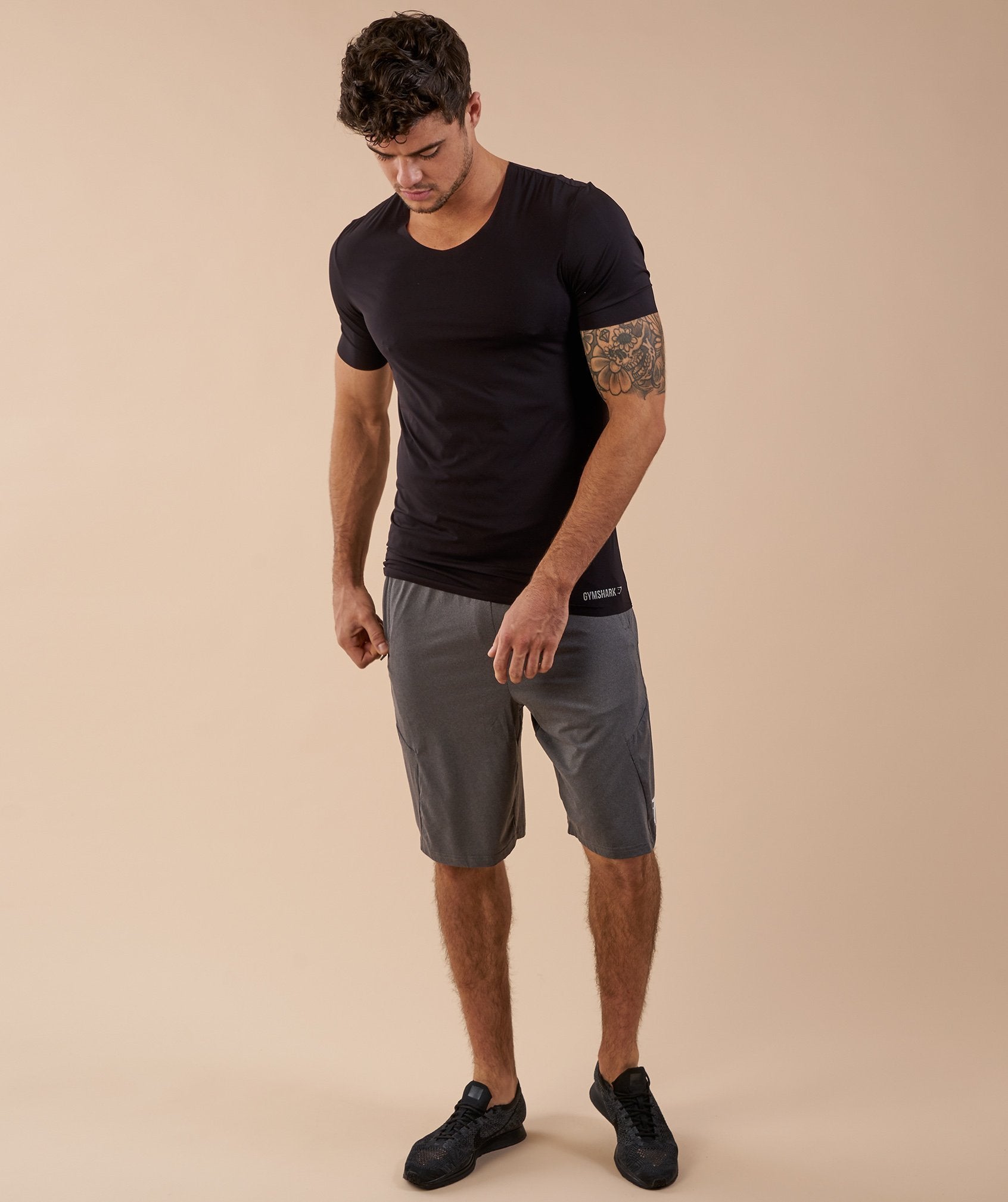 Element Shorts in Charcoal Marl - view 3