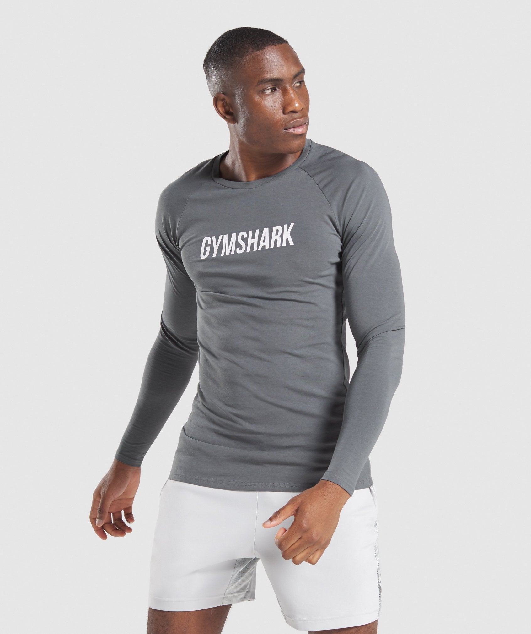 Apollo Long Sleeve T-Shirt in Charcoal