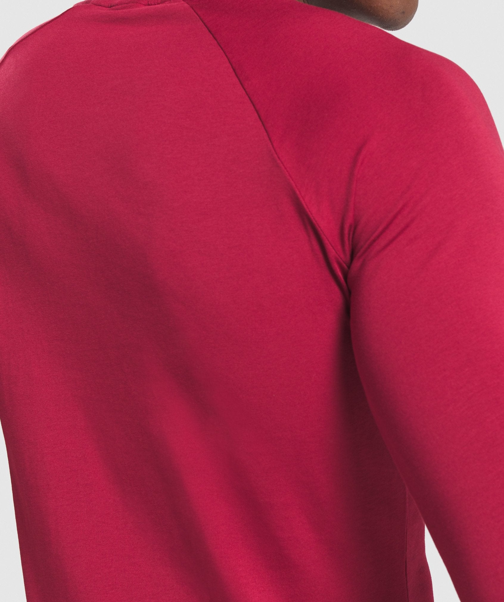 Apollo Long Sleeve T-Shirt in Burgundy - view 5