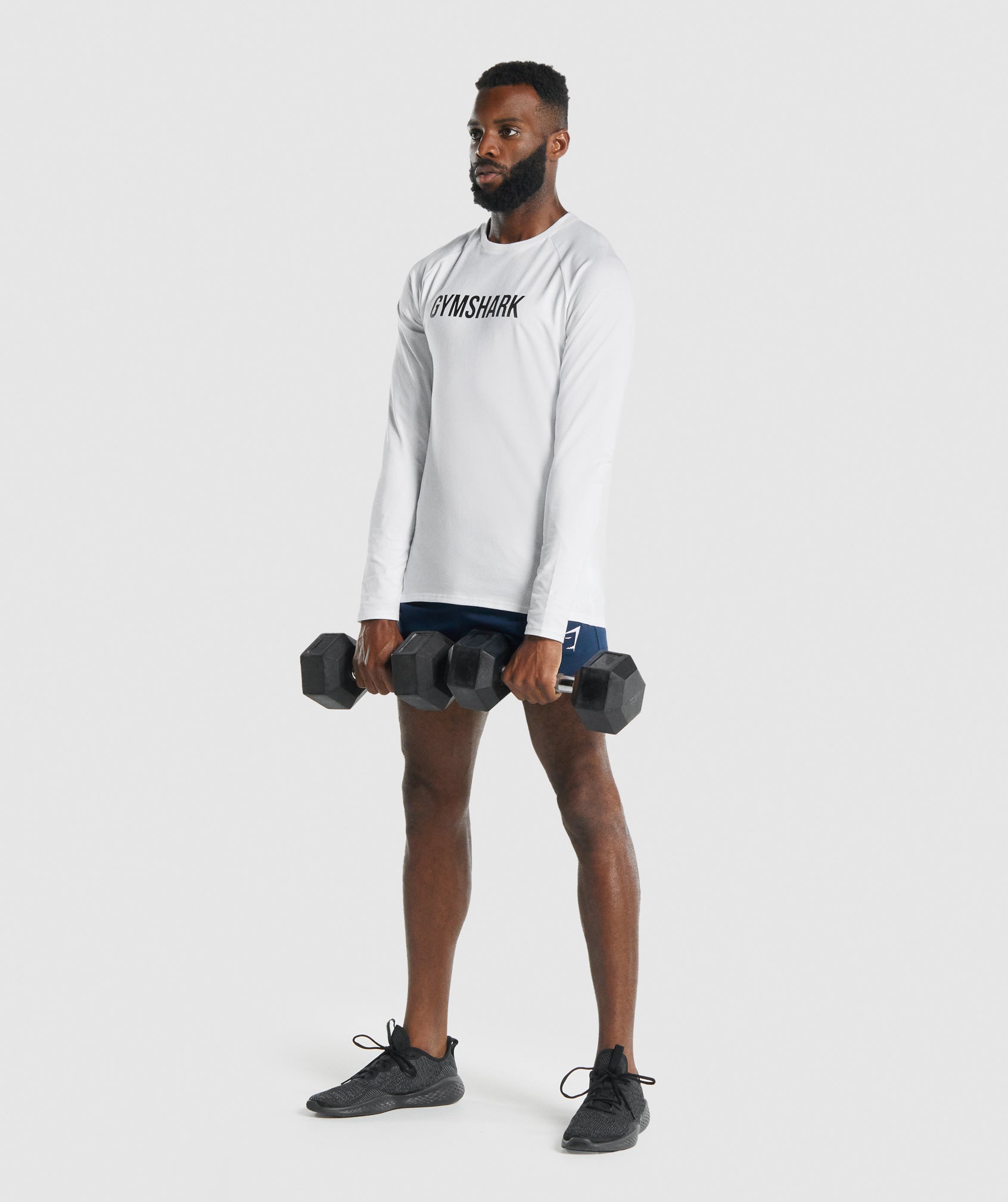 Apollo Long Sleeve T-Shirt in White - view 5