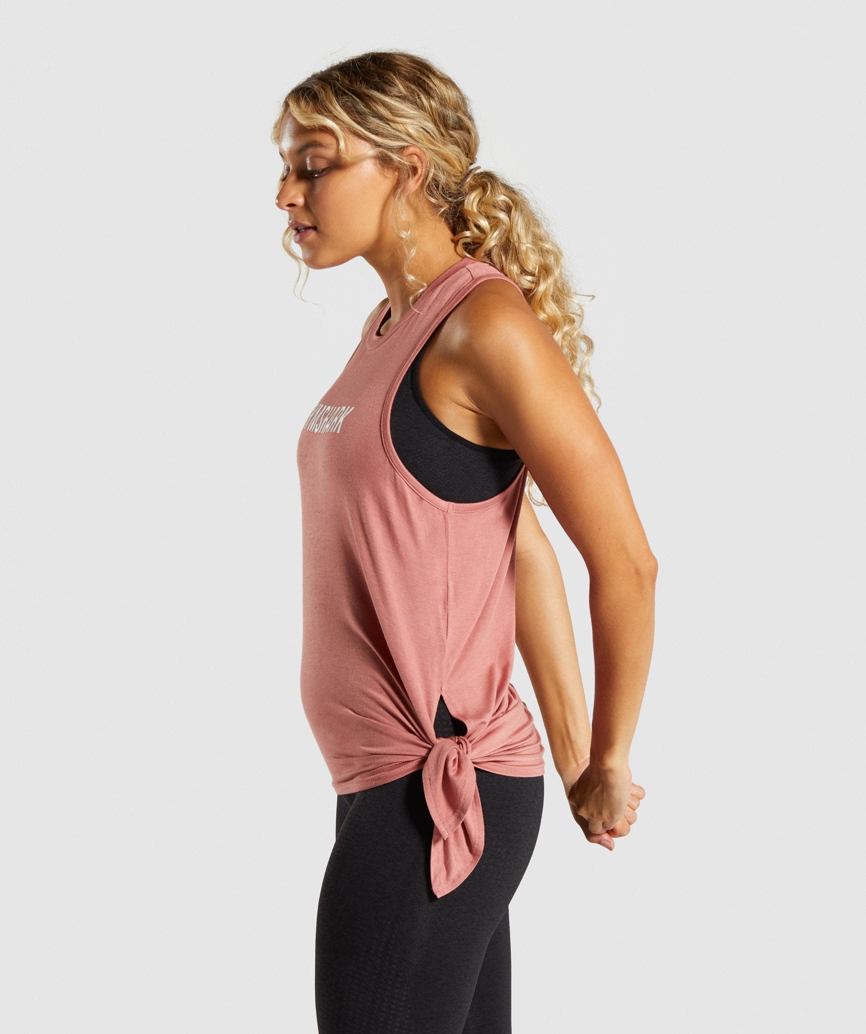 Ark Oversized Vest in Pink