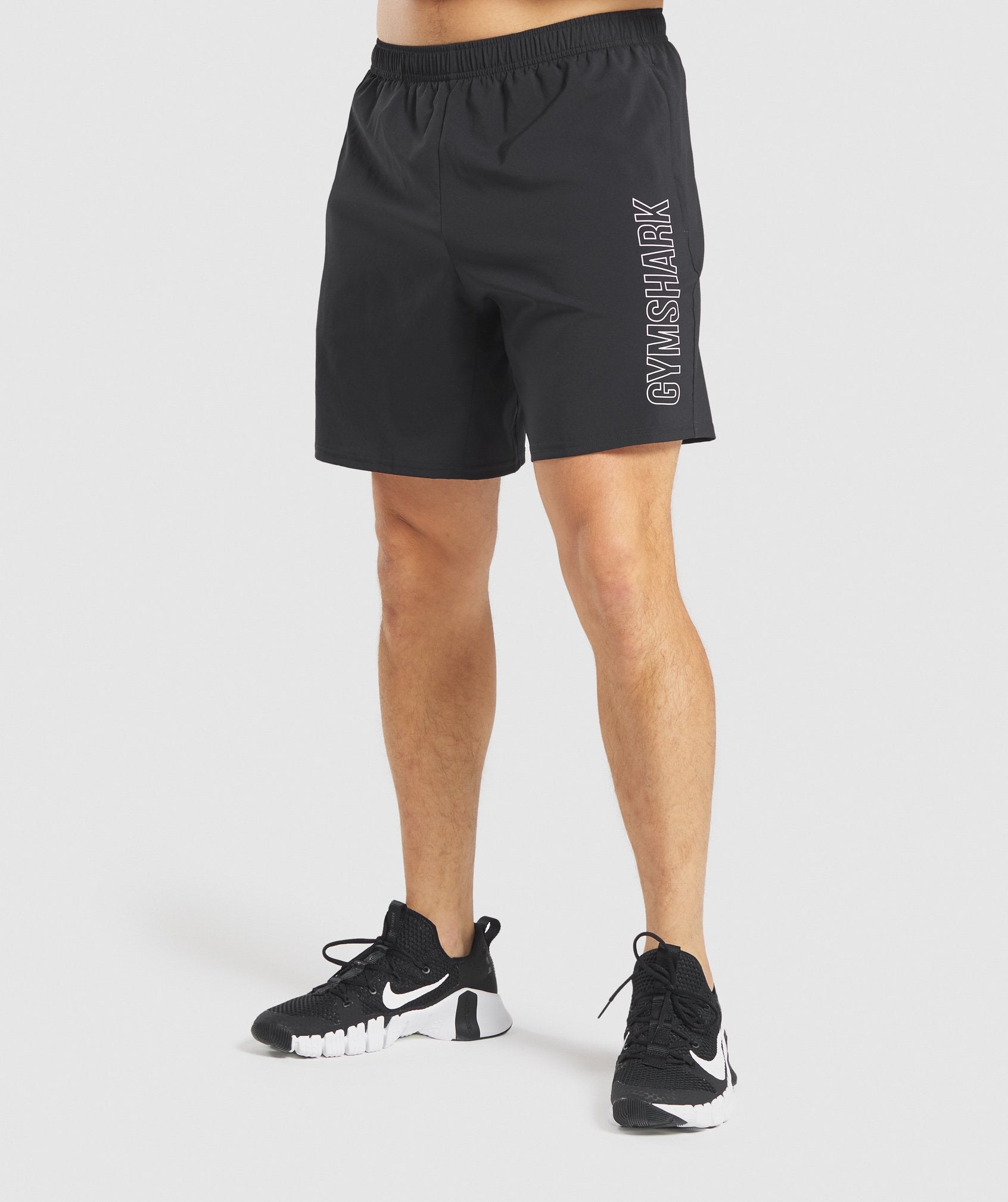 Arrival Graphic Shorts in Black