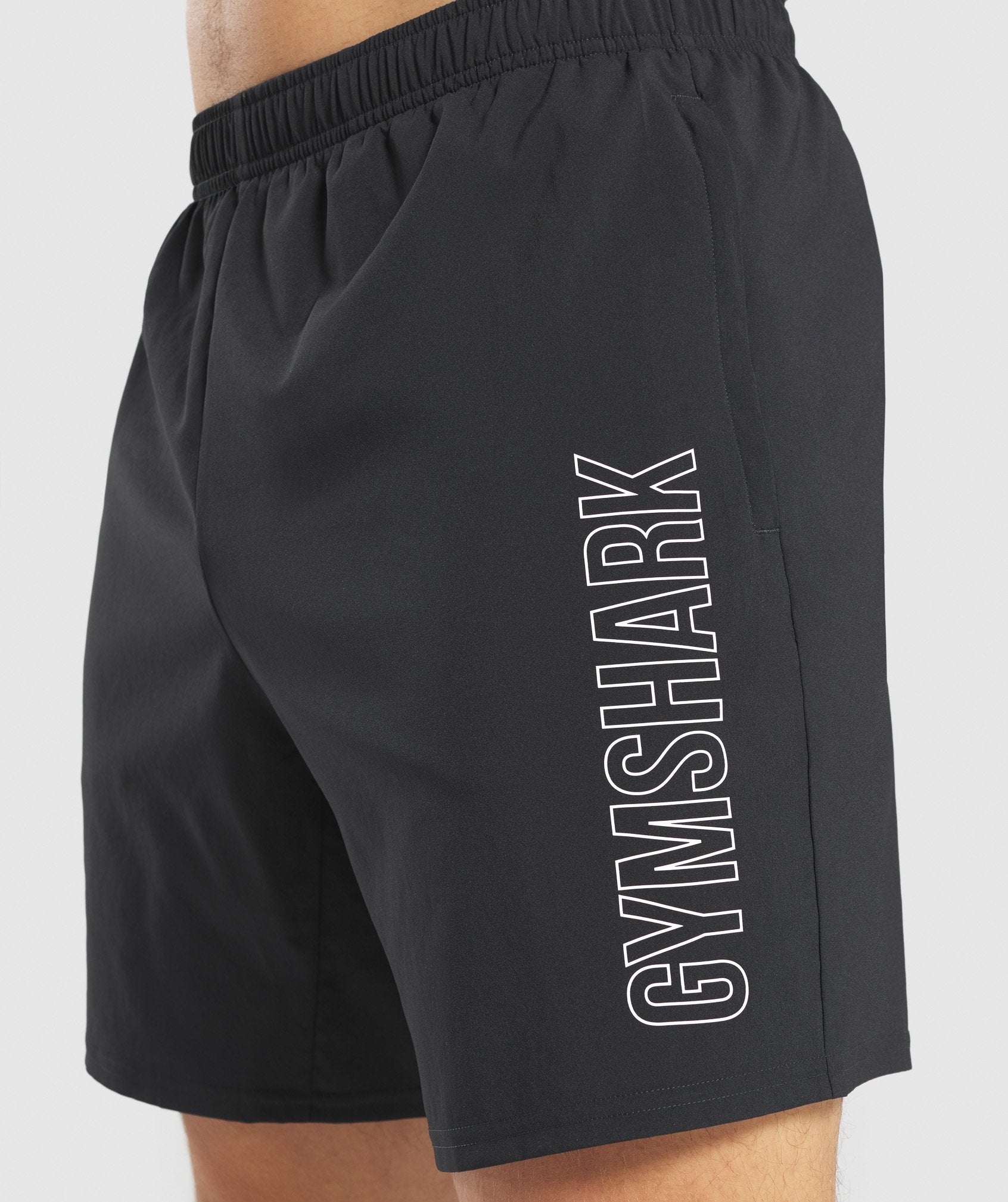 Arrival Graphic Shorts in Black