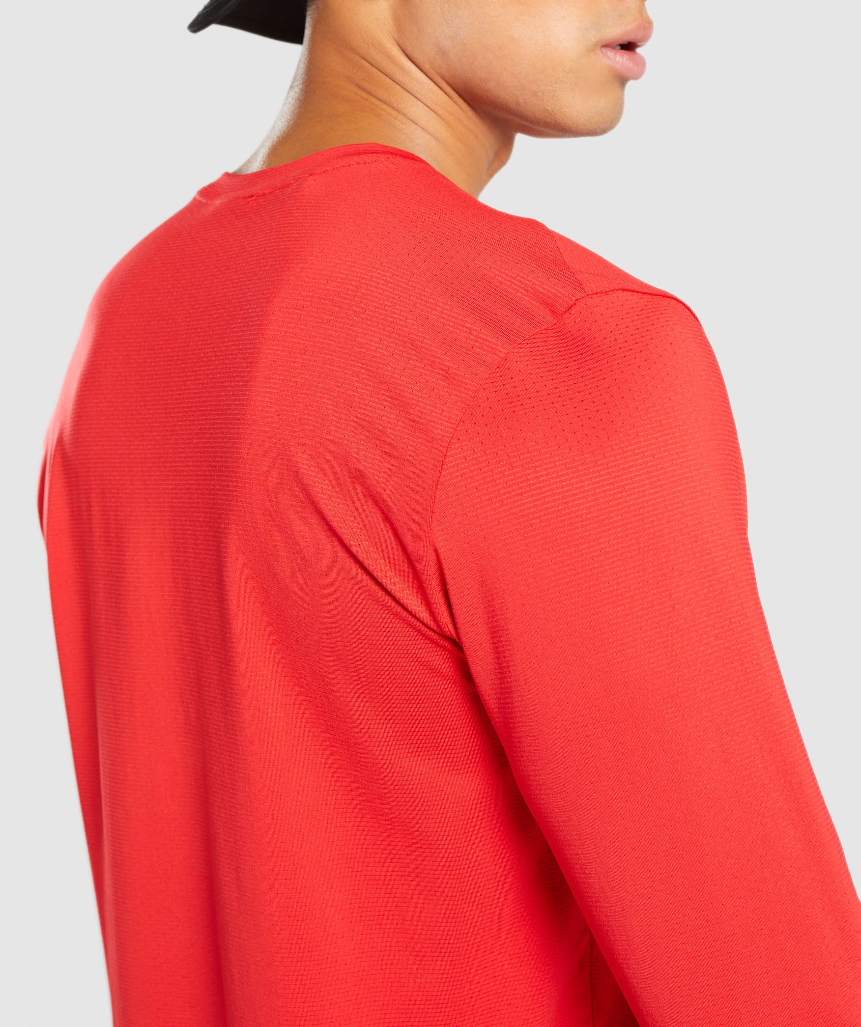 Arrival Long Sleeve Graphic T-Shirt in Red